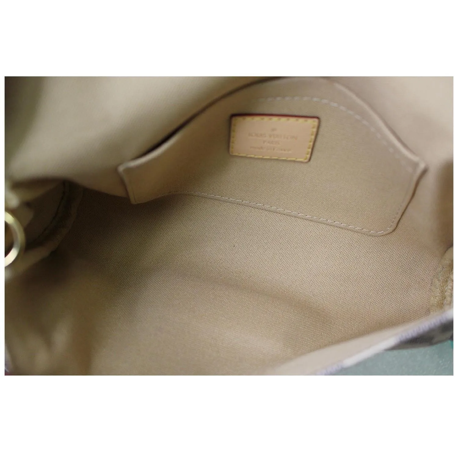 LOUIS VUITTON Favorite PM Damier Azur Crossbody Bag White