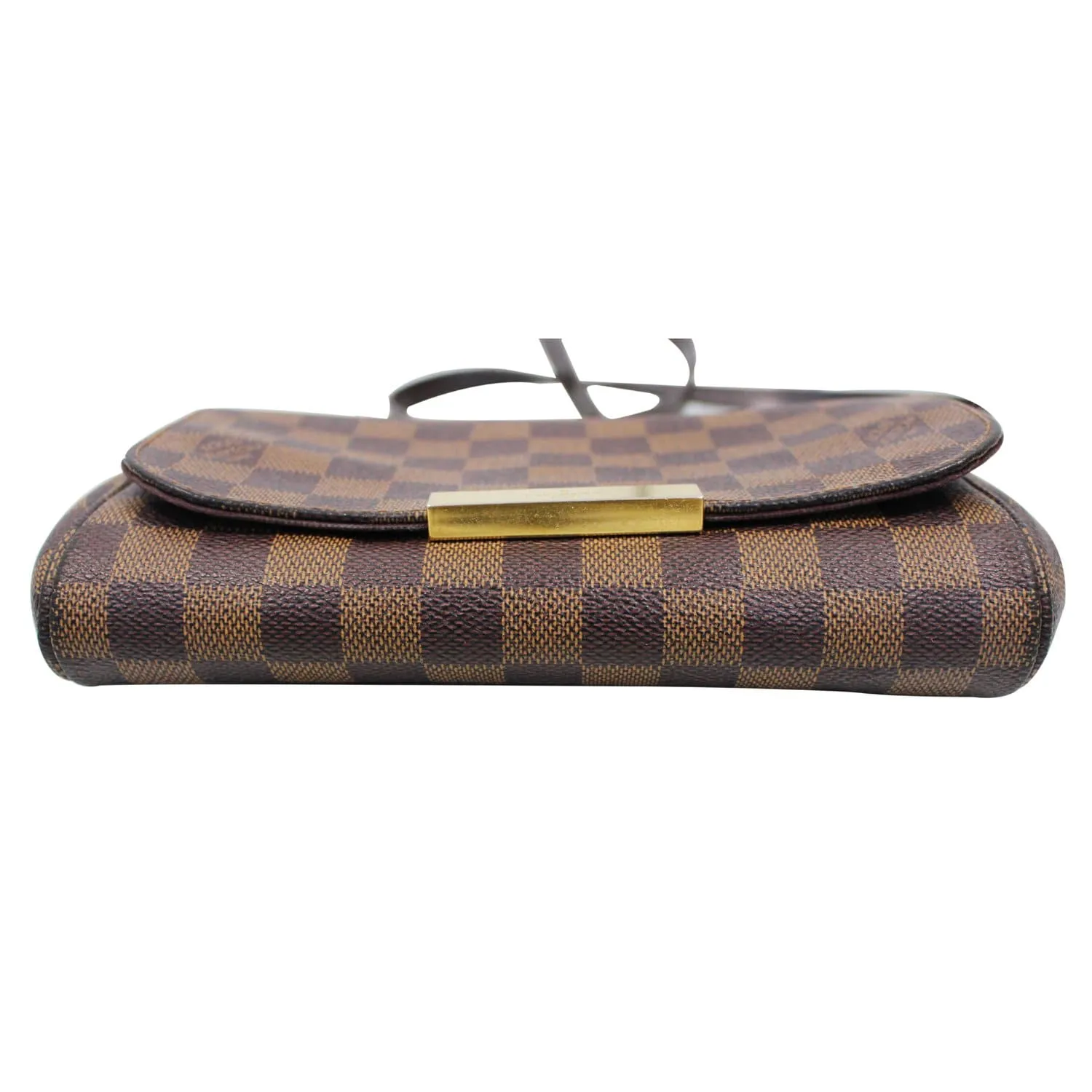 LOUIS VUITTON Favorite PM Damier Ebene Crossbody Bag Brown
