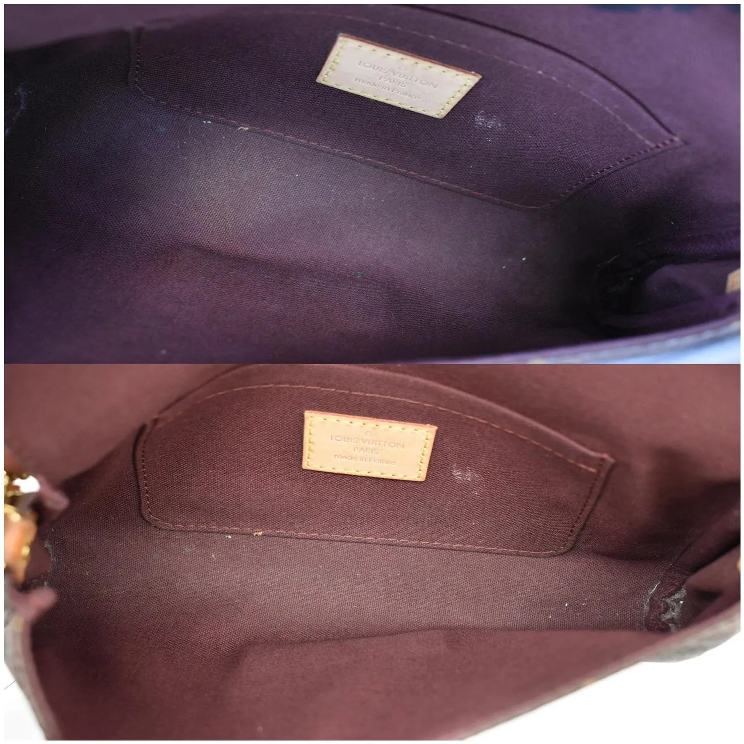 LOUIS VUITTON Favorite PM Monogram Canvas Crossbody Bag Brown- 15% OFF
