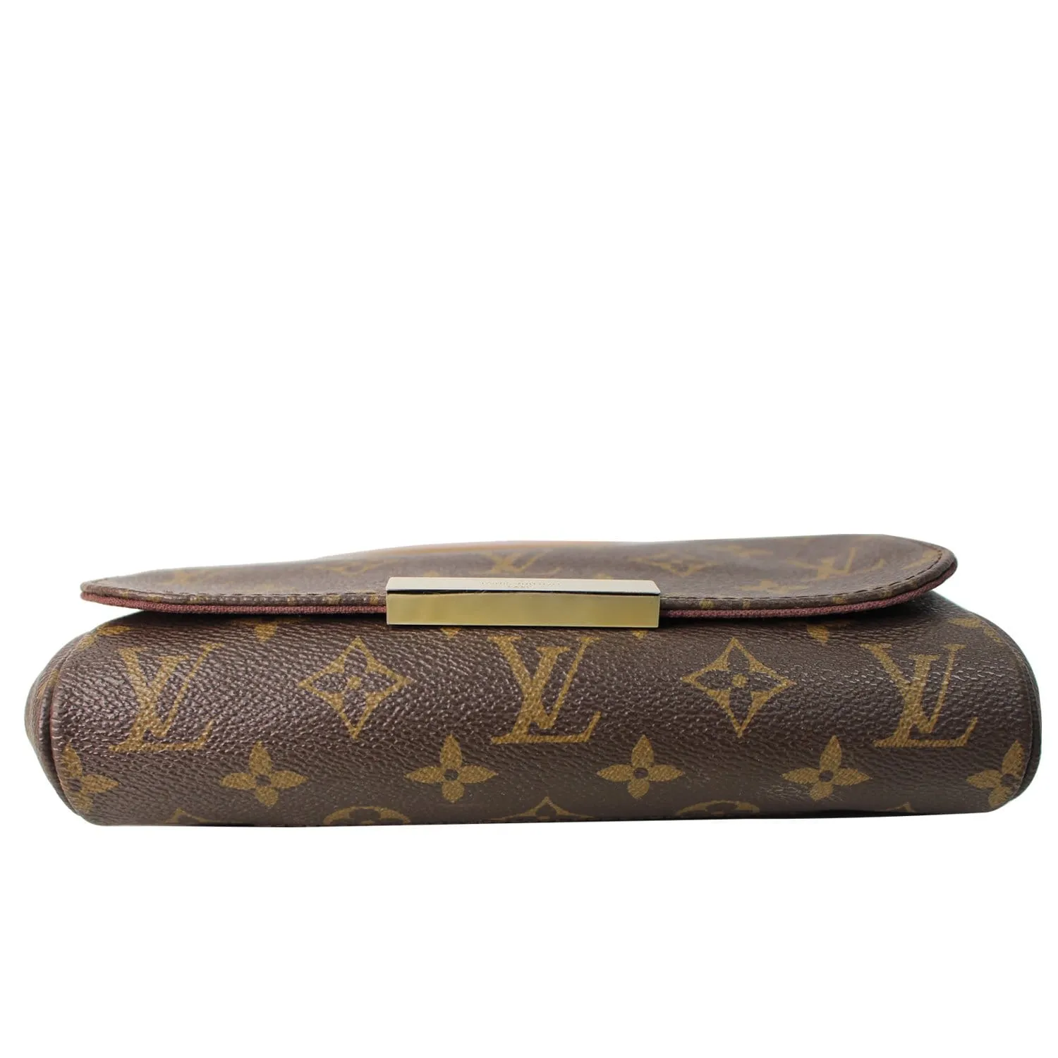 LOUIS VUITTON Favorite PM Monogram Canvas Crossbody Bag Brown