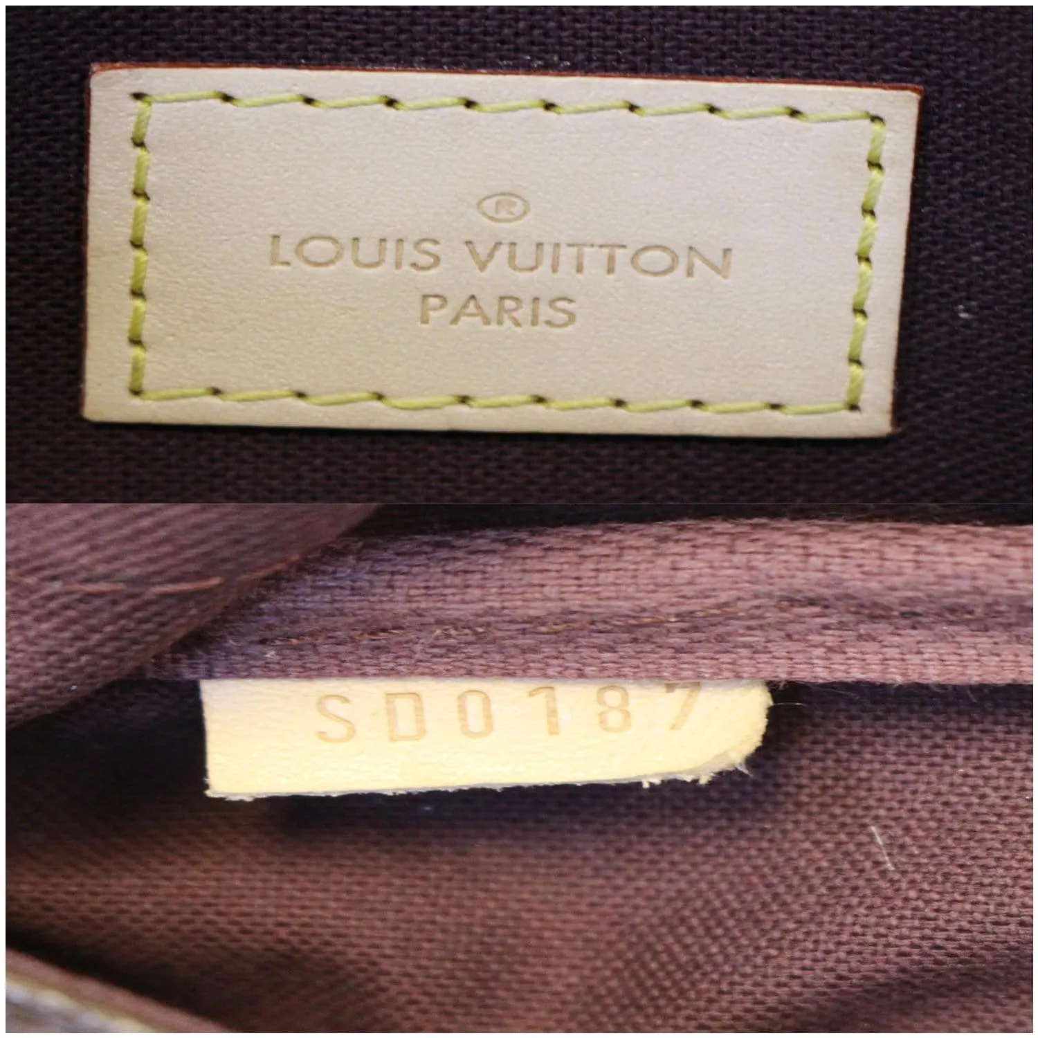 LOUIS VUITTON Favorite PM Monogram Canvas Crossbody Bag Brown