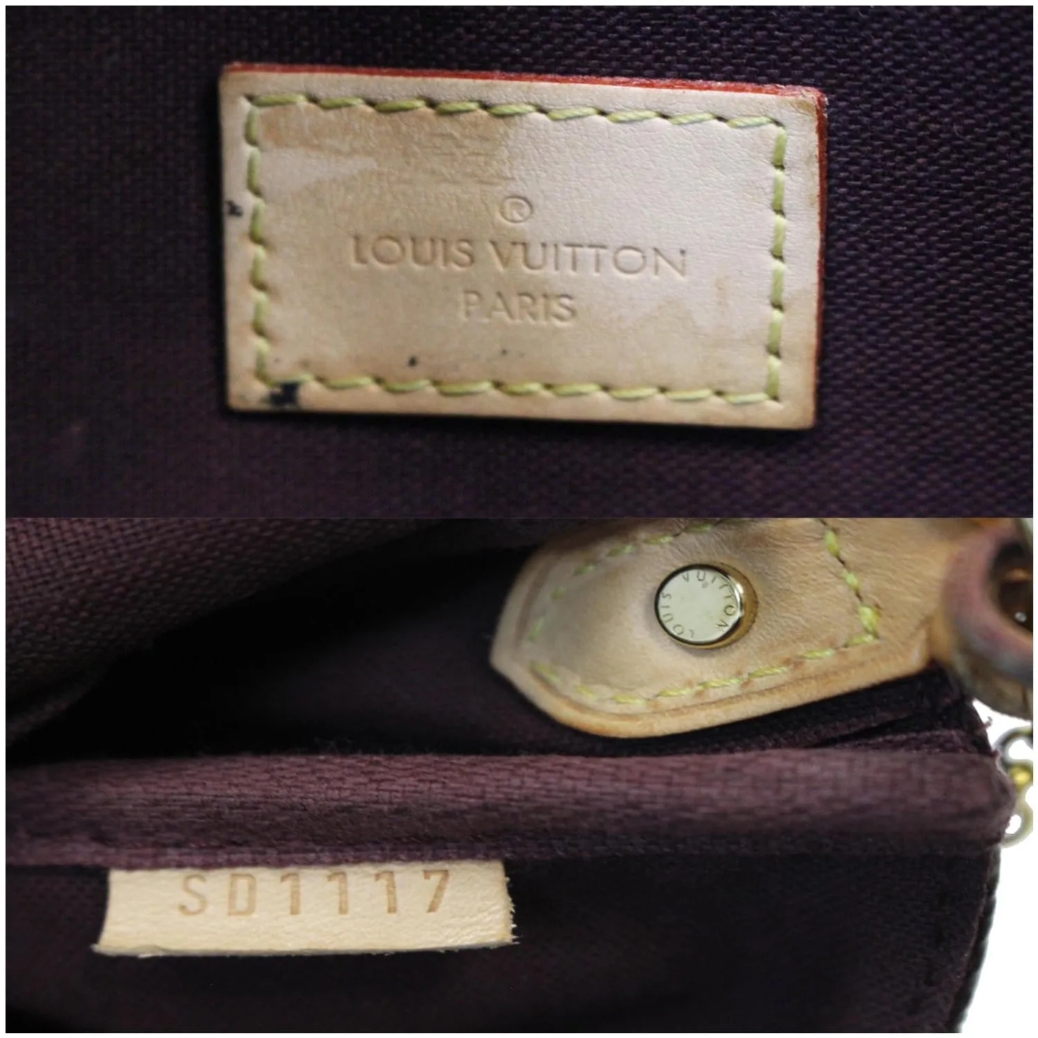 LOUIS VUITTON Favorite PM Monogram Canvas Crossbody Bag Brown