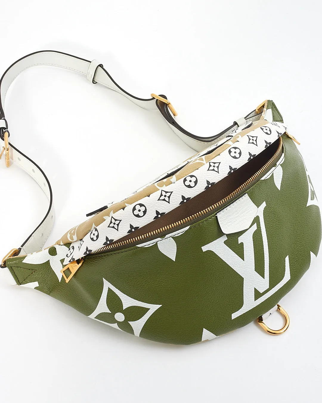 Louis Vuitton Green Monogram Giant Coated Canvas Bum Bag