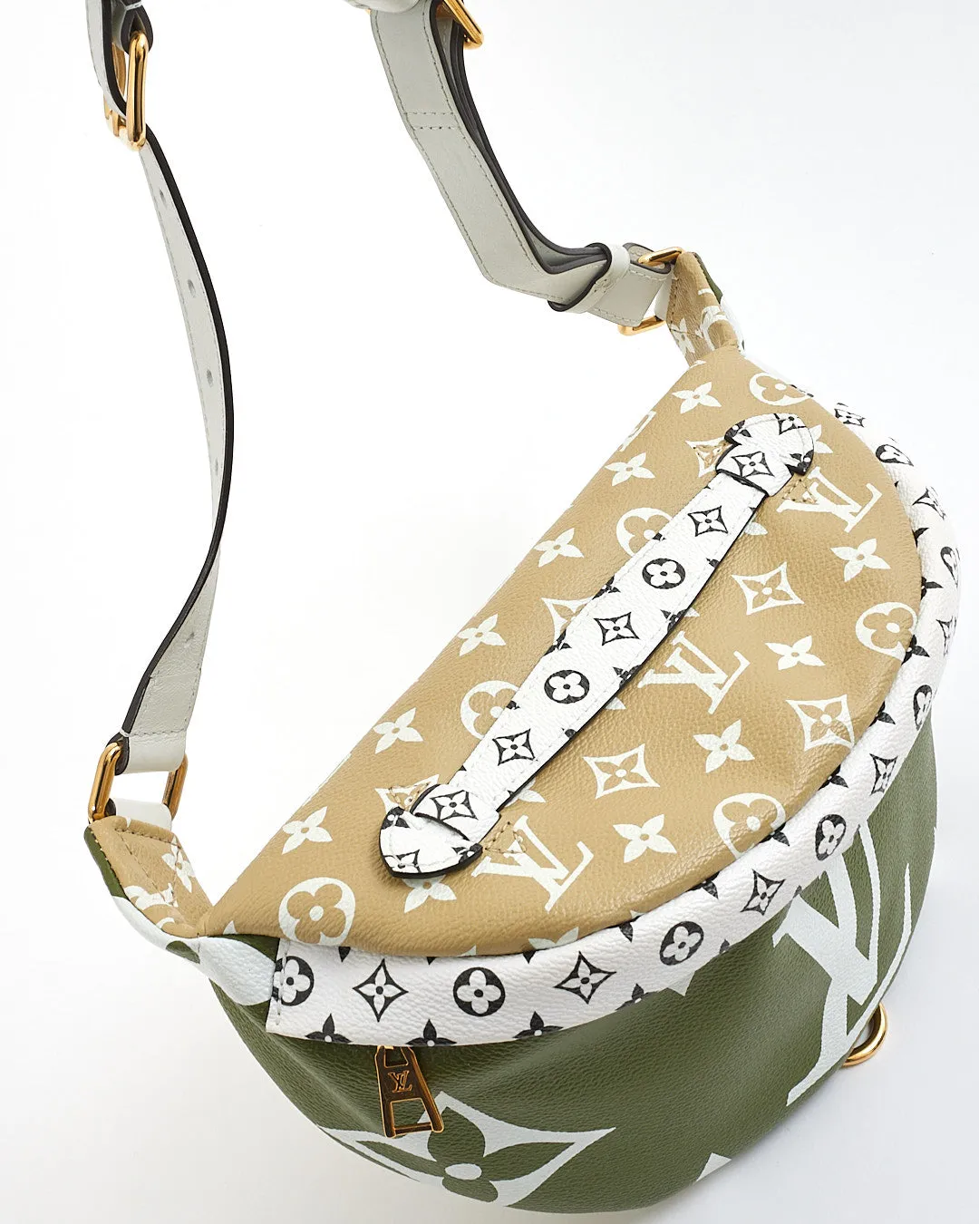 Louis Vuitton Green Monogram Giant Coated Canvas Bum Bag