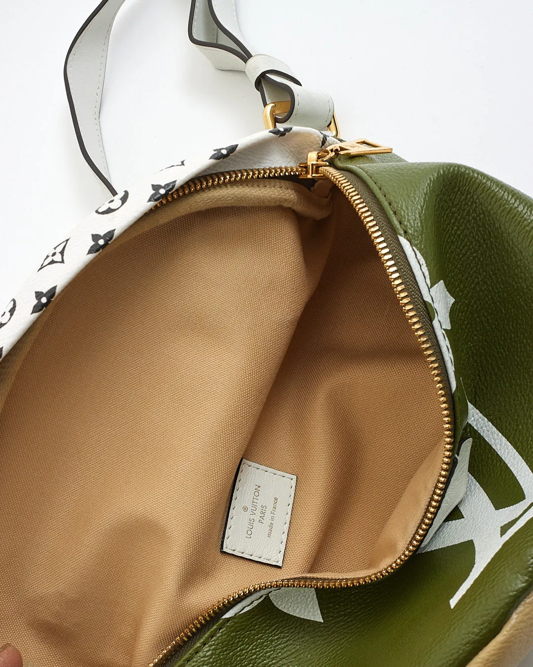 Louis Vuitton Green Monogram Giant Coated Canvas Bum Bag