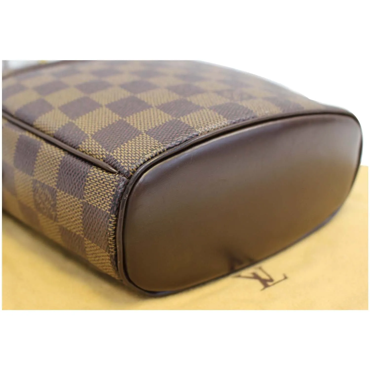 LOUIS VUITTON Ipanema GM  Damier Ebene Crossbody Bag Brown