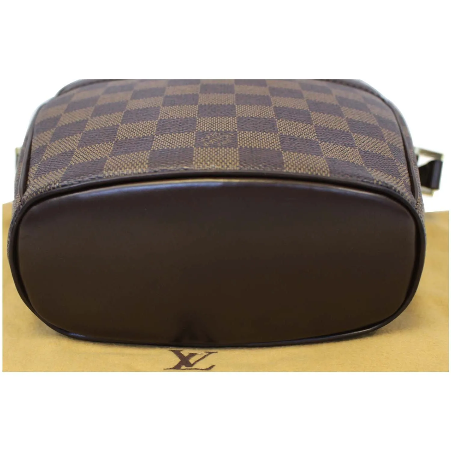 LOUIS VUITTON Ipanema GM  Damier Ebene Crossbody Bag Brown