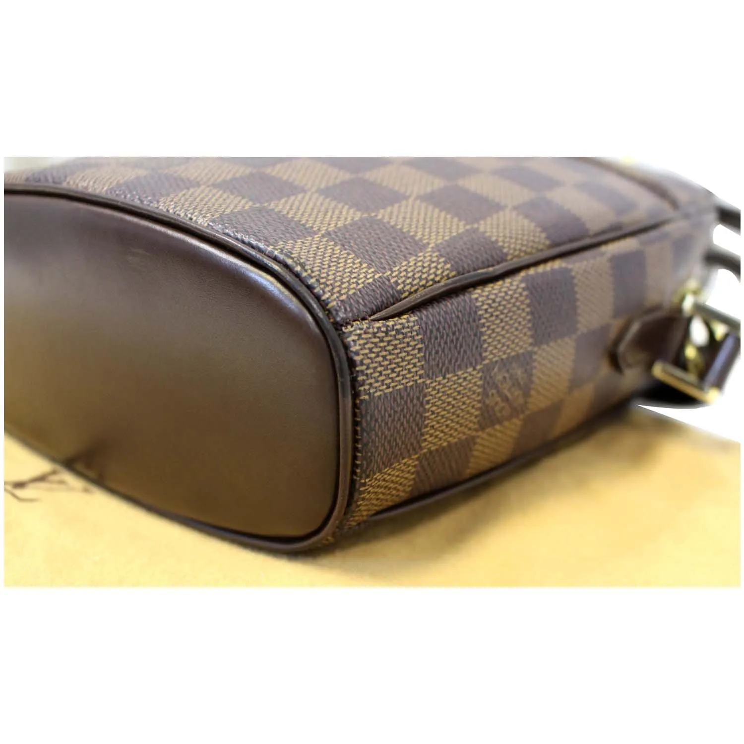 LOUIS VUITTON Ipanema GM  Damier Ebene Crossbody Bag Brown