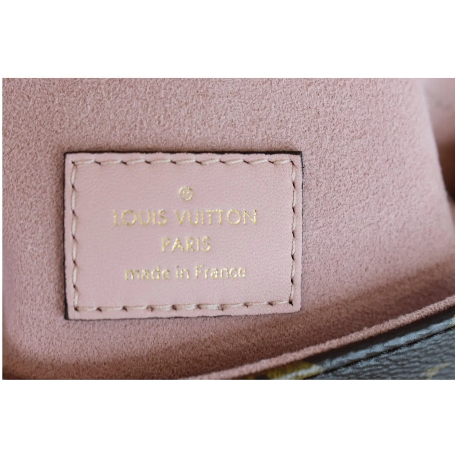 LOUIS VUITTON Locky BB Monogram Canvas Crossbody Bag Rose Poudre