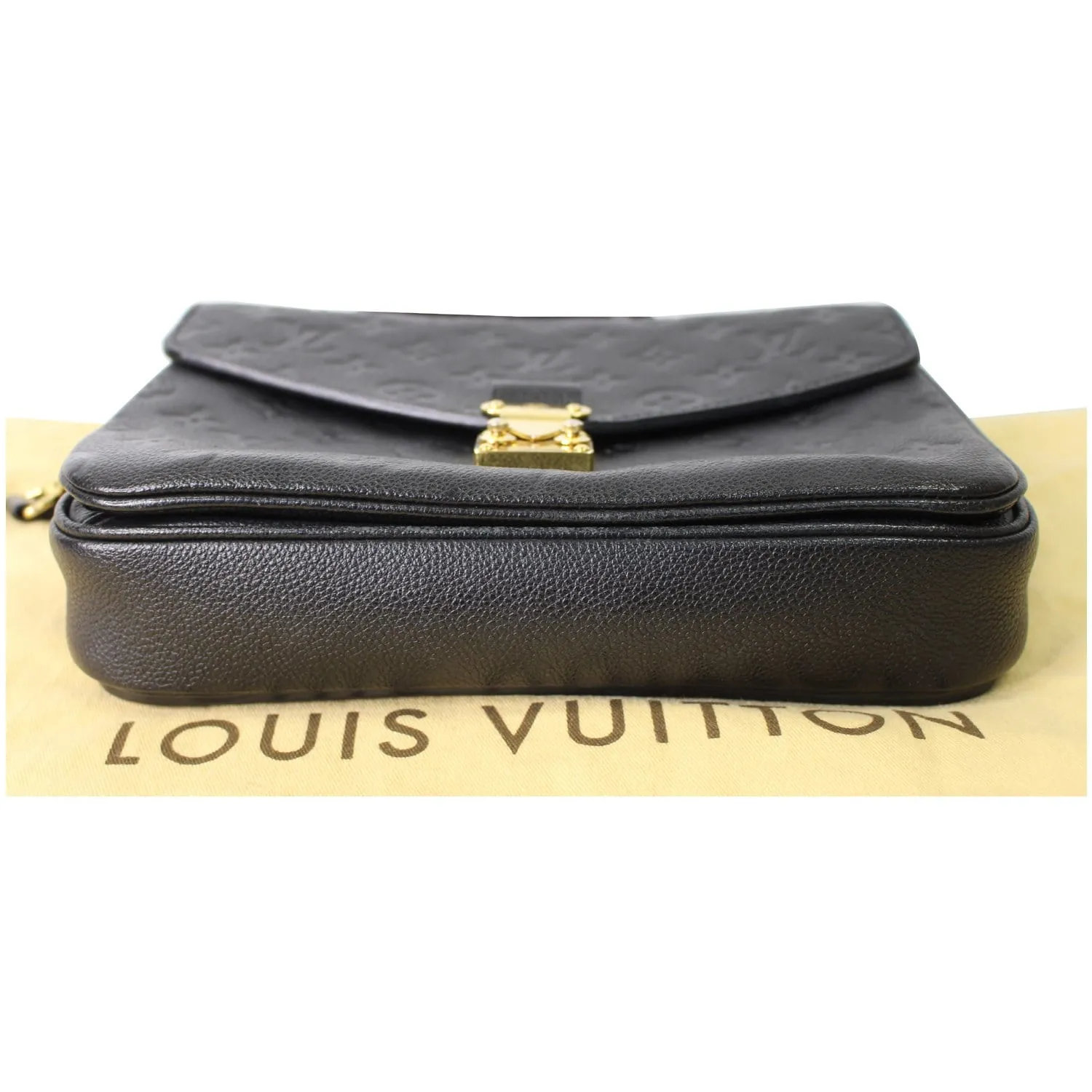 LOUIS VUITTON Metis Pochette Empreinte Leather Crossbody Bag Black - 15% OFF