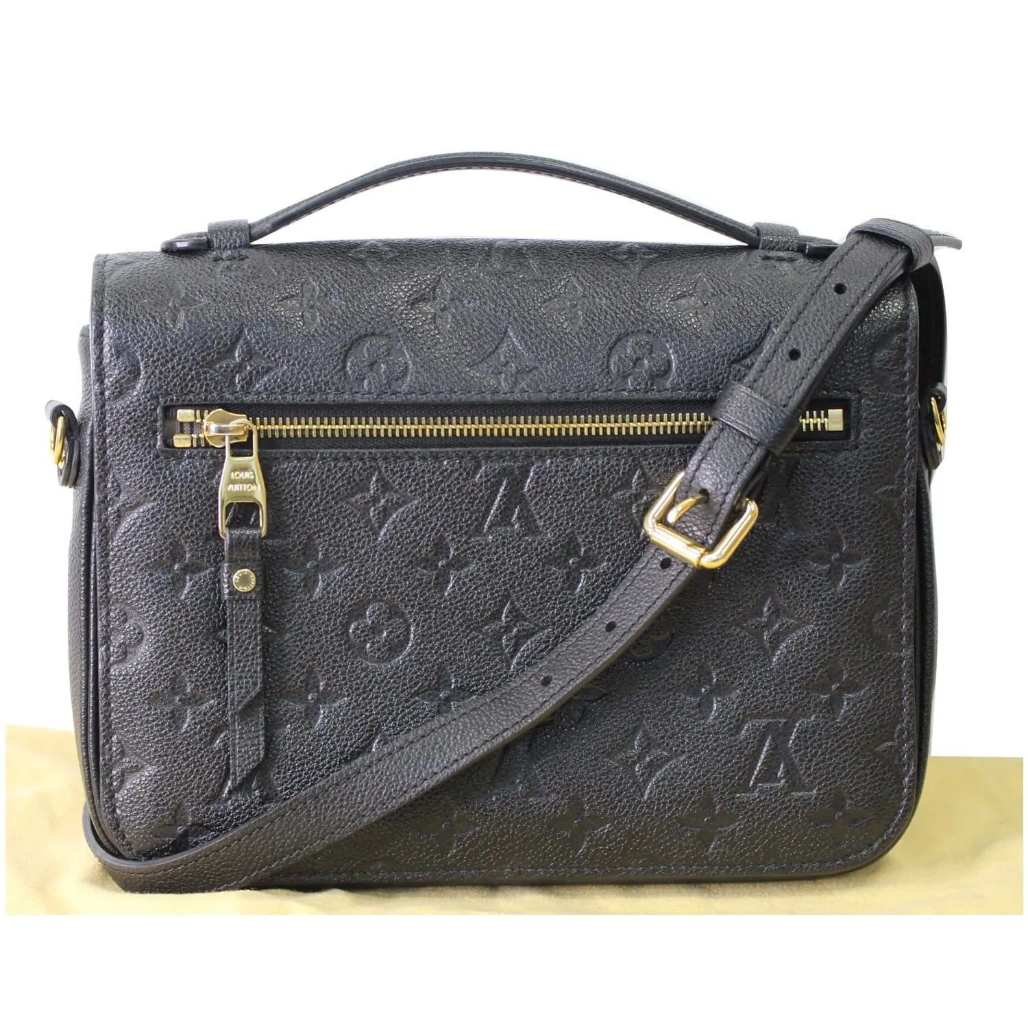 LOUIS VUITTON Metis Pochette Empreinte Leather Crossbody Bag Black - 15% OFF