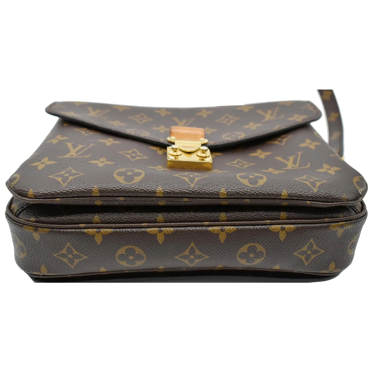 LOUIS VUITTON Metis Pochette Monogram Canvas Crossbody Bag Brown