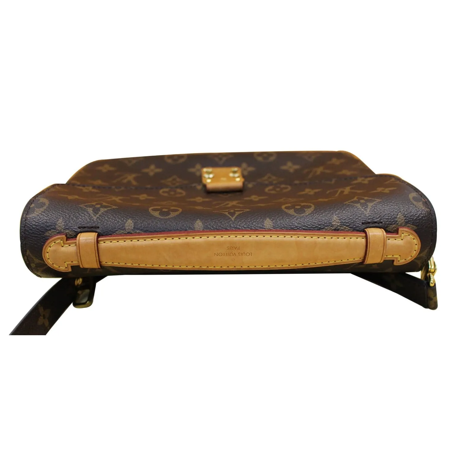 LOUIS VUITTON Metis Pochette Monogram Canvas Crossbody Bag Brown
