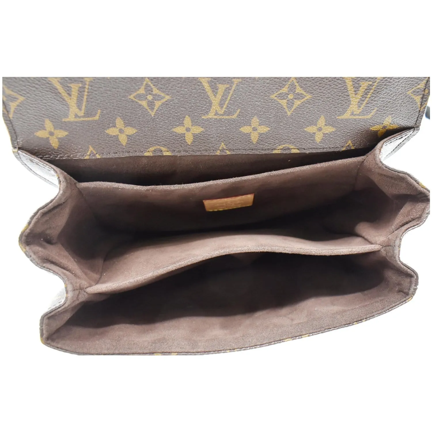 LOUIS VUITTON Metis Pochette Monogram Canvas Crossbody Bag Brown