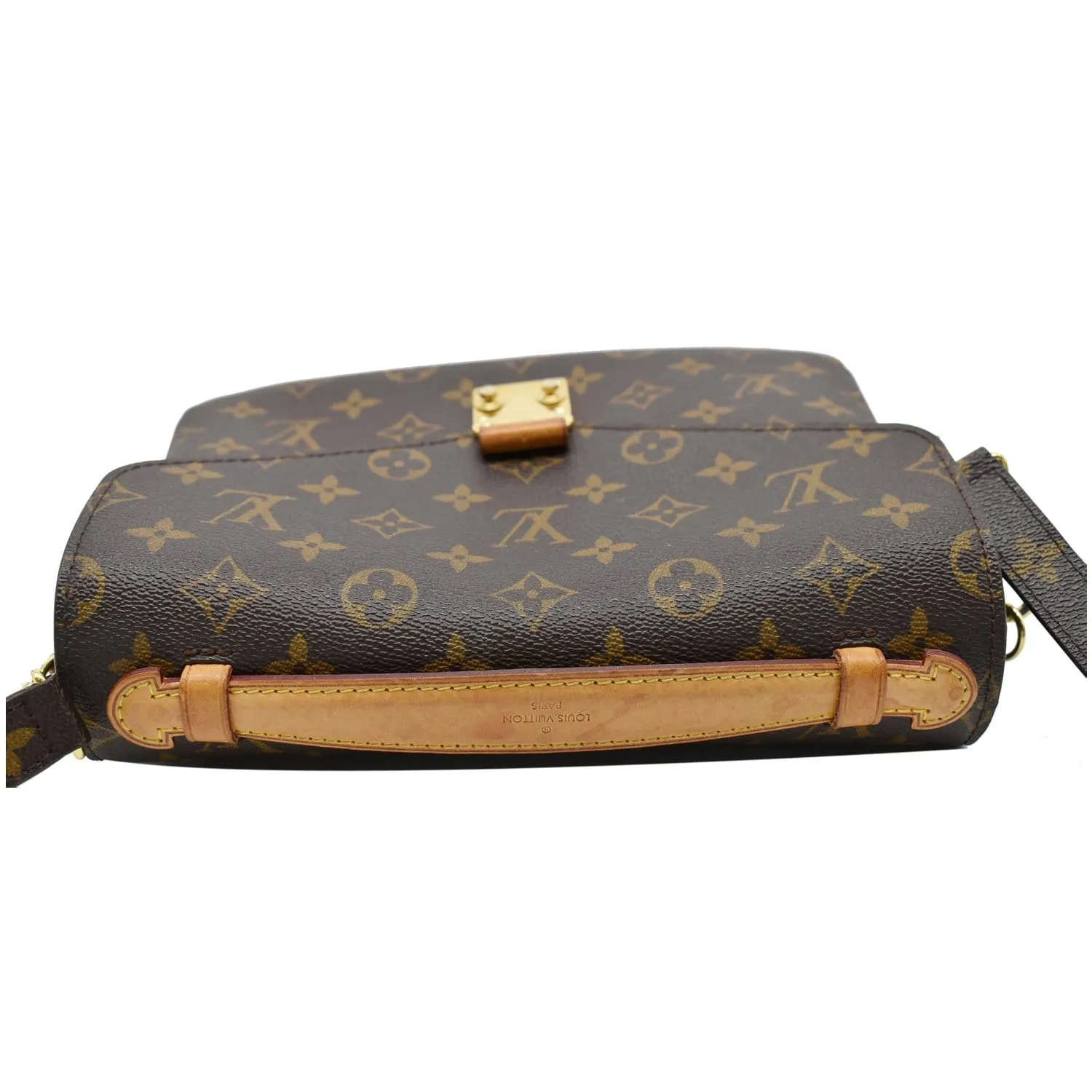 LOUIS VUITTON Metis Pochette Monogram Canvas Crossbody Bag Brown