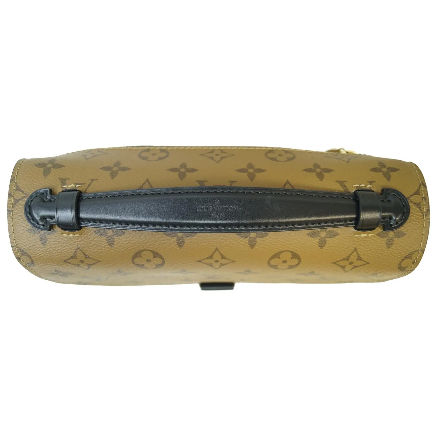 LOUIS VUITTON Metis Pochette Reverse Monogram Canvas Crossbody Bag Brown