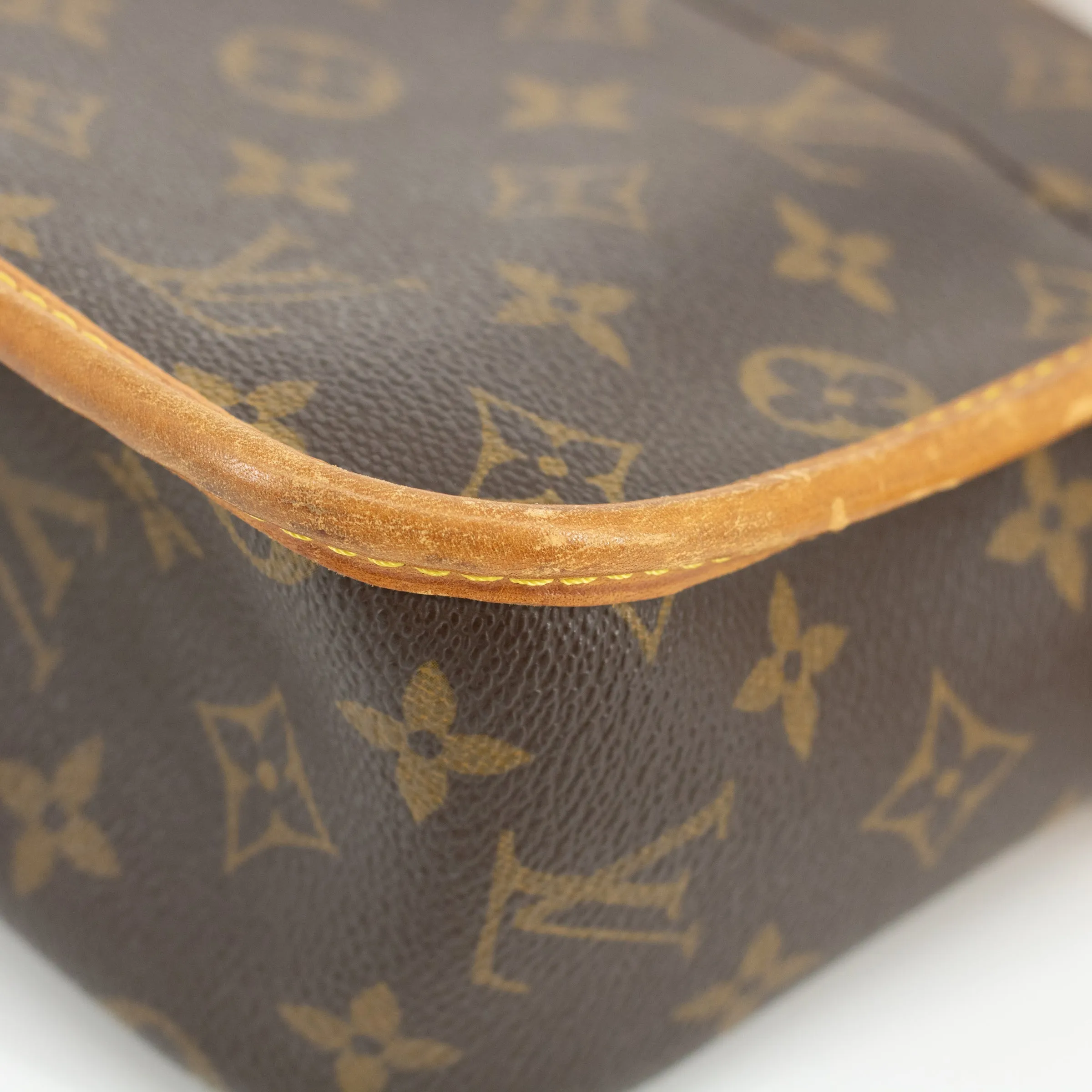 Louis Vuitton Monogram Brown Canvas Sologne Crossbody Bag #1549