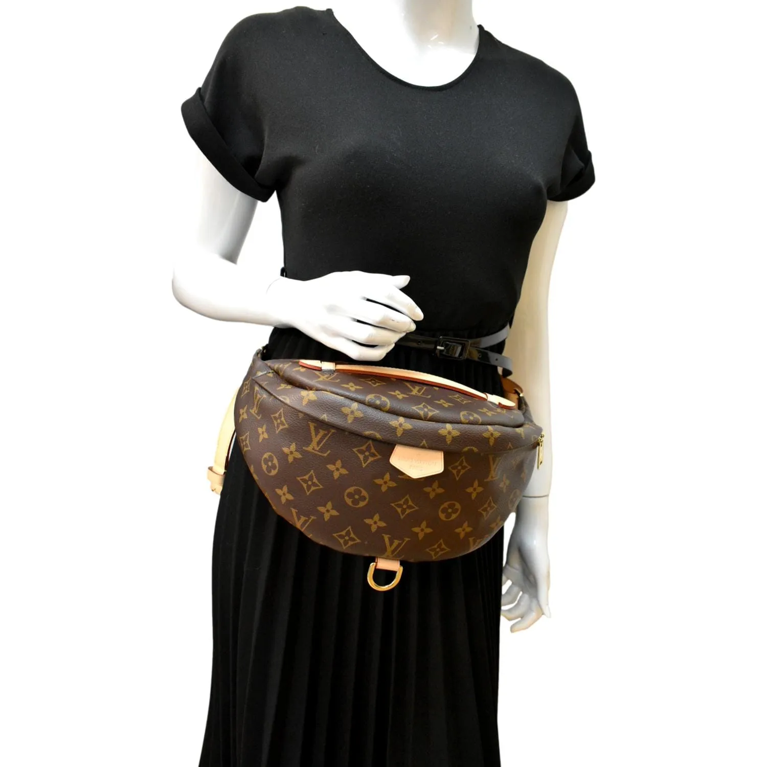 LOUIS VUITTON Monogram Canvas Bumbag Brown