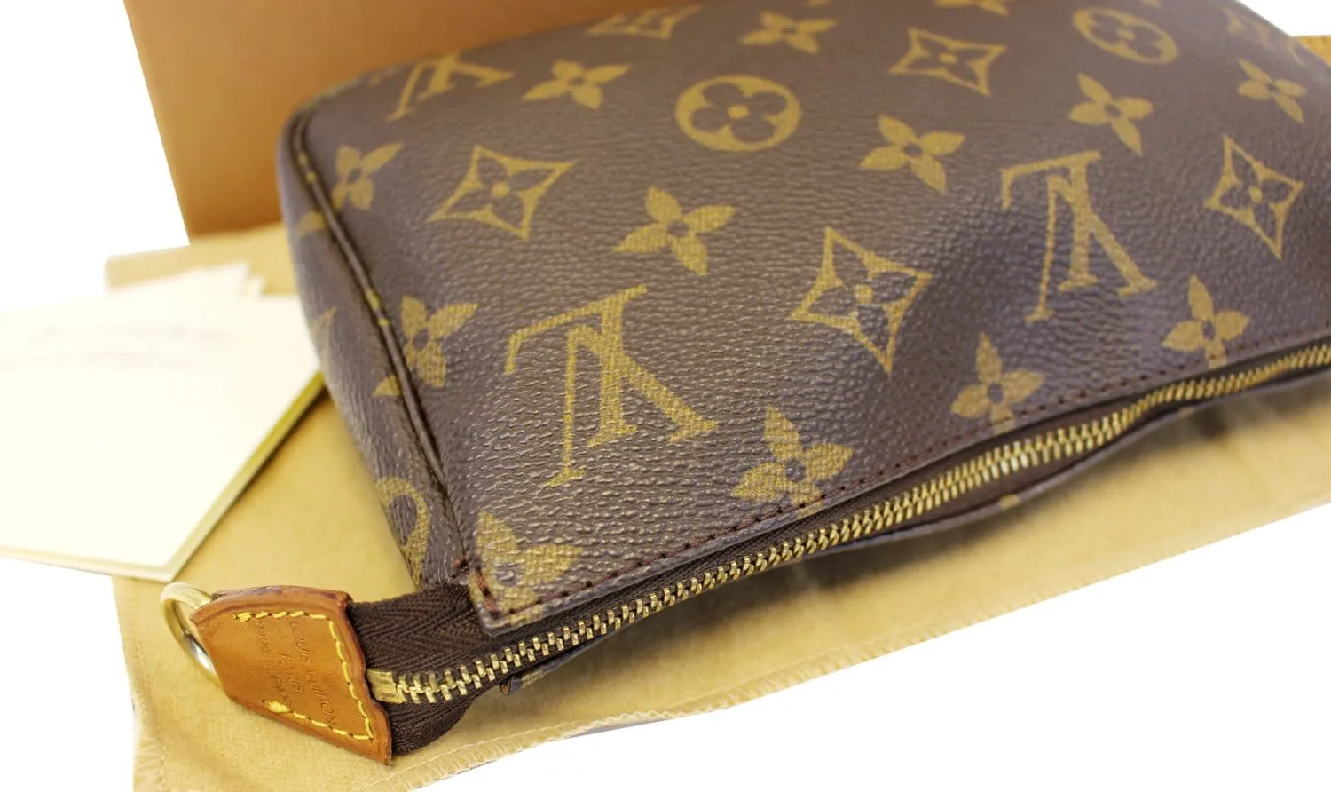 LOUIS VUITTON Monogram Pochette Accessoires Long Strap