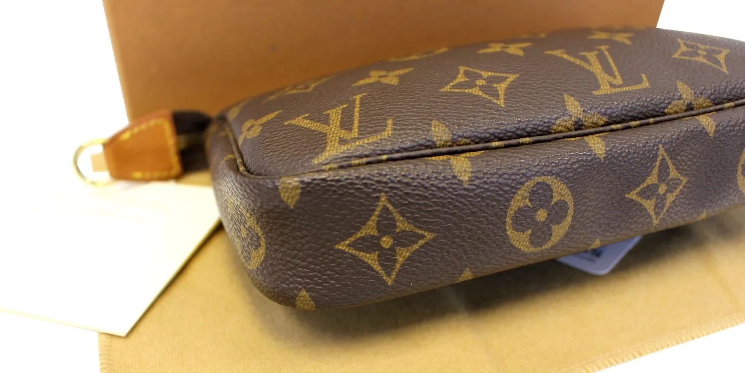 LOUIS VUITTON Monogram Pochette Accessoires Long Strap