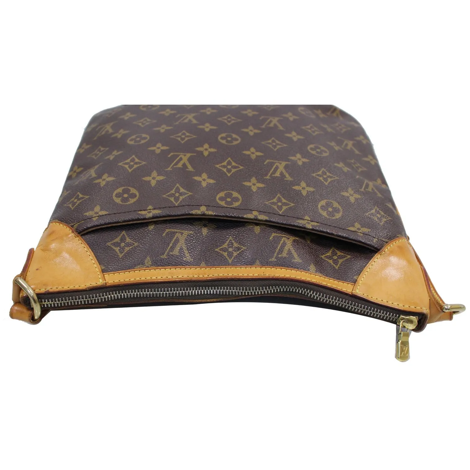 LOUIS VUITTON Odeon MM Monogram Canvas Shoulder Bag Brown