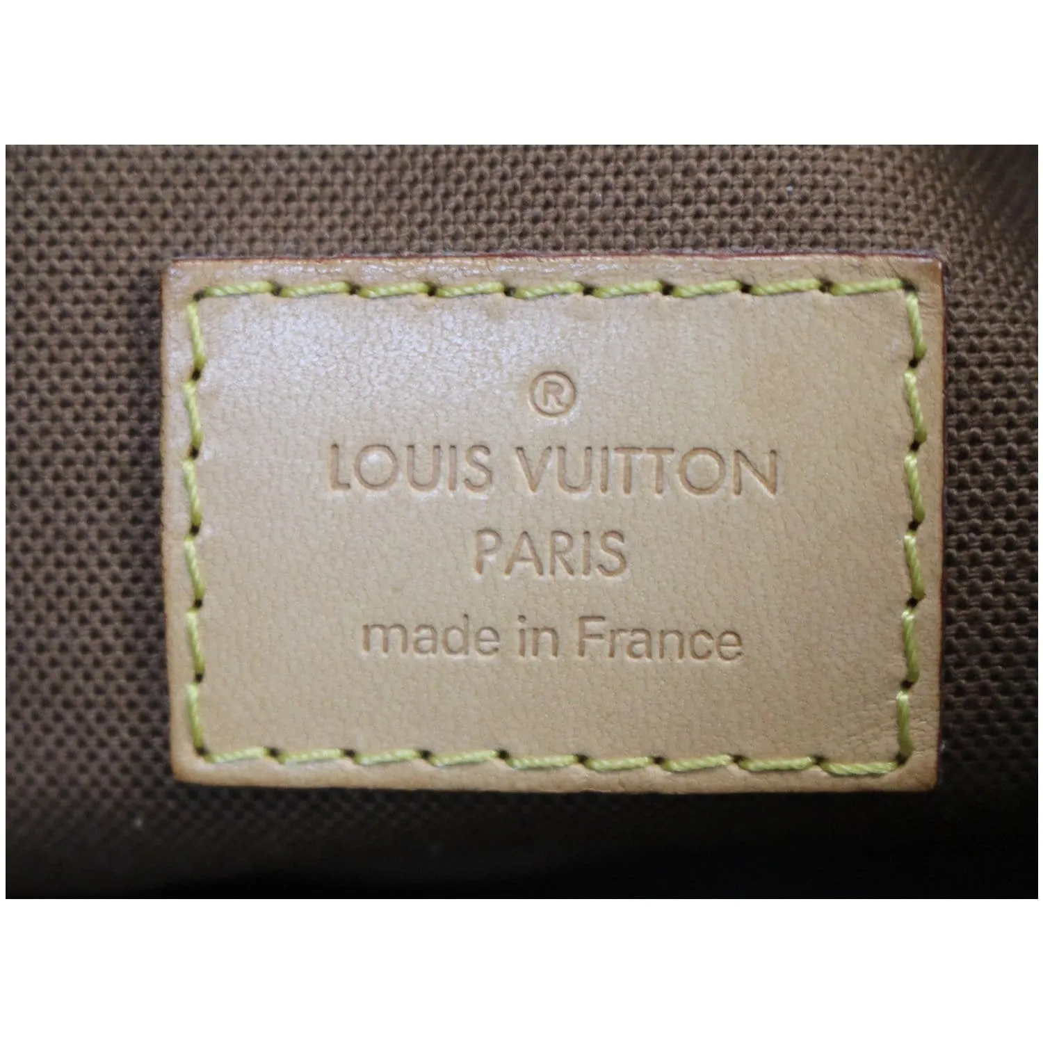 LOUIS VUITTON Odeon MM Monogram Canvas Shoulder Bag Brown