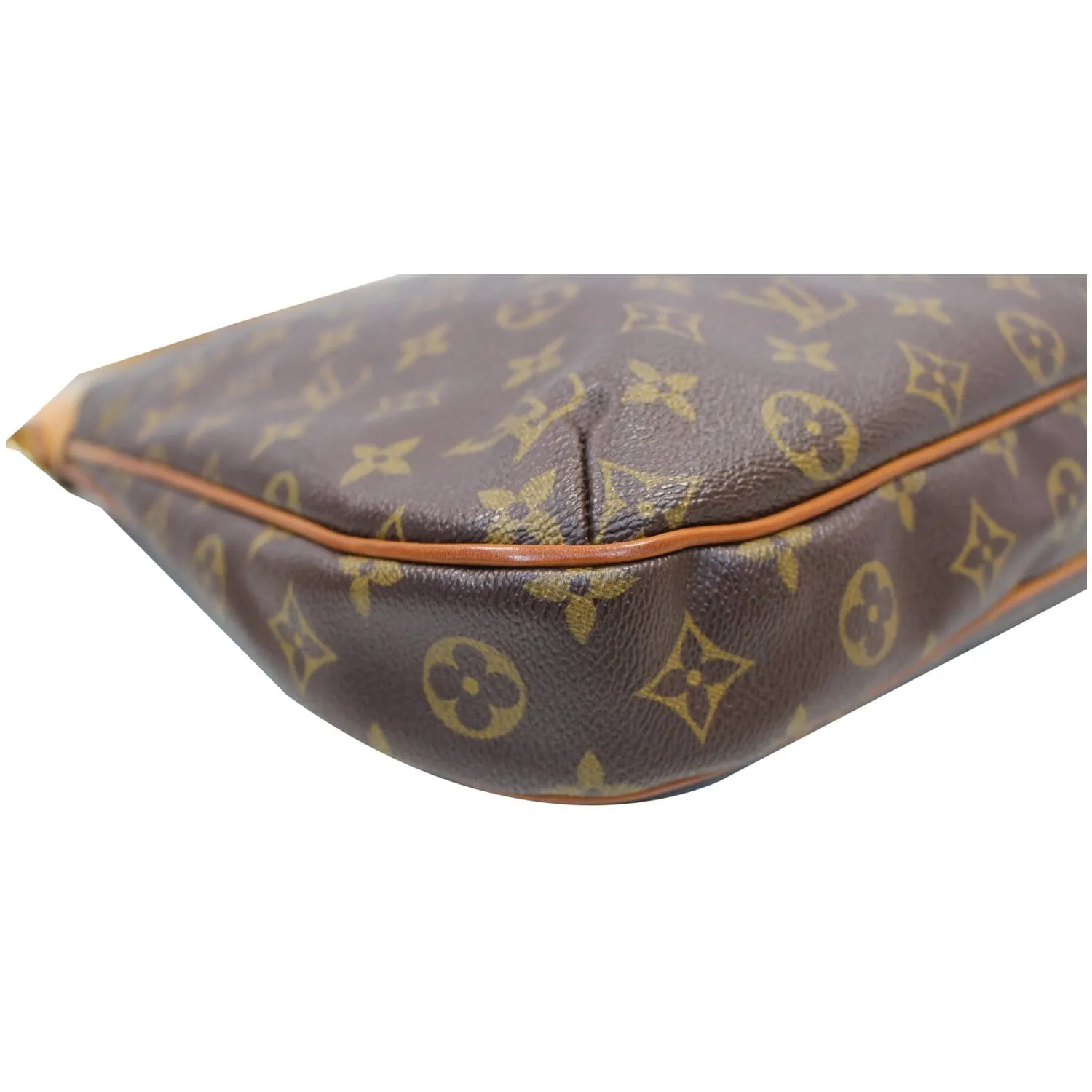 LOUIS VUITTON Odeon MM Monogram Canvas Shoulder Bag Brown