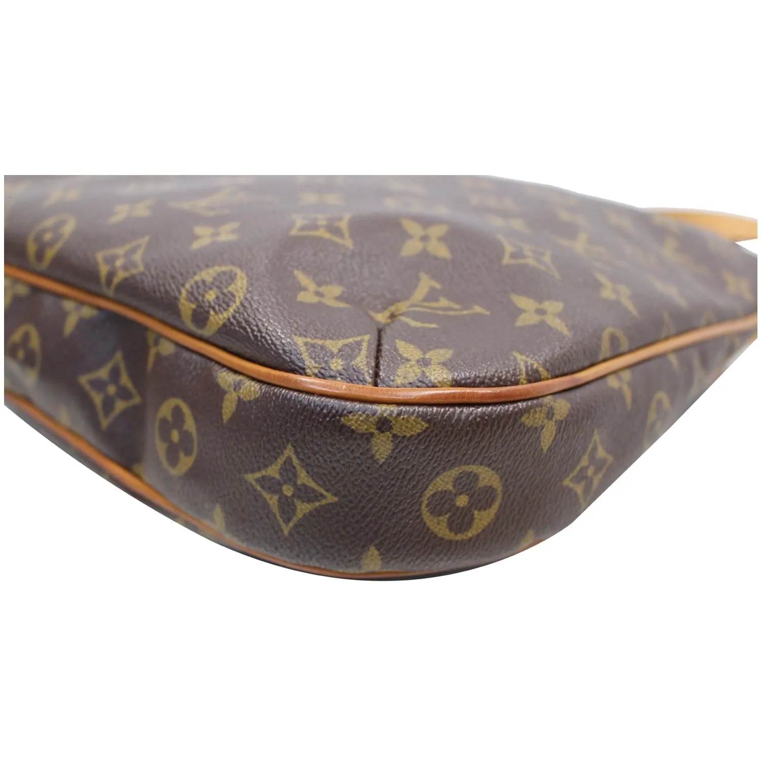 LOUIS VUITTON Odeon MM Monogram Canvas Shoulder Bag Brown