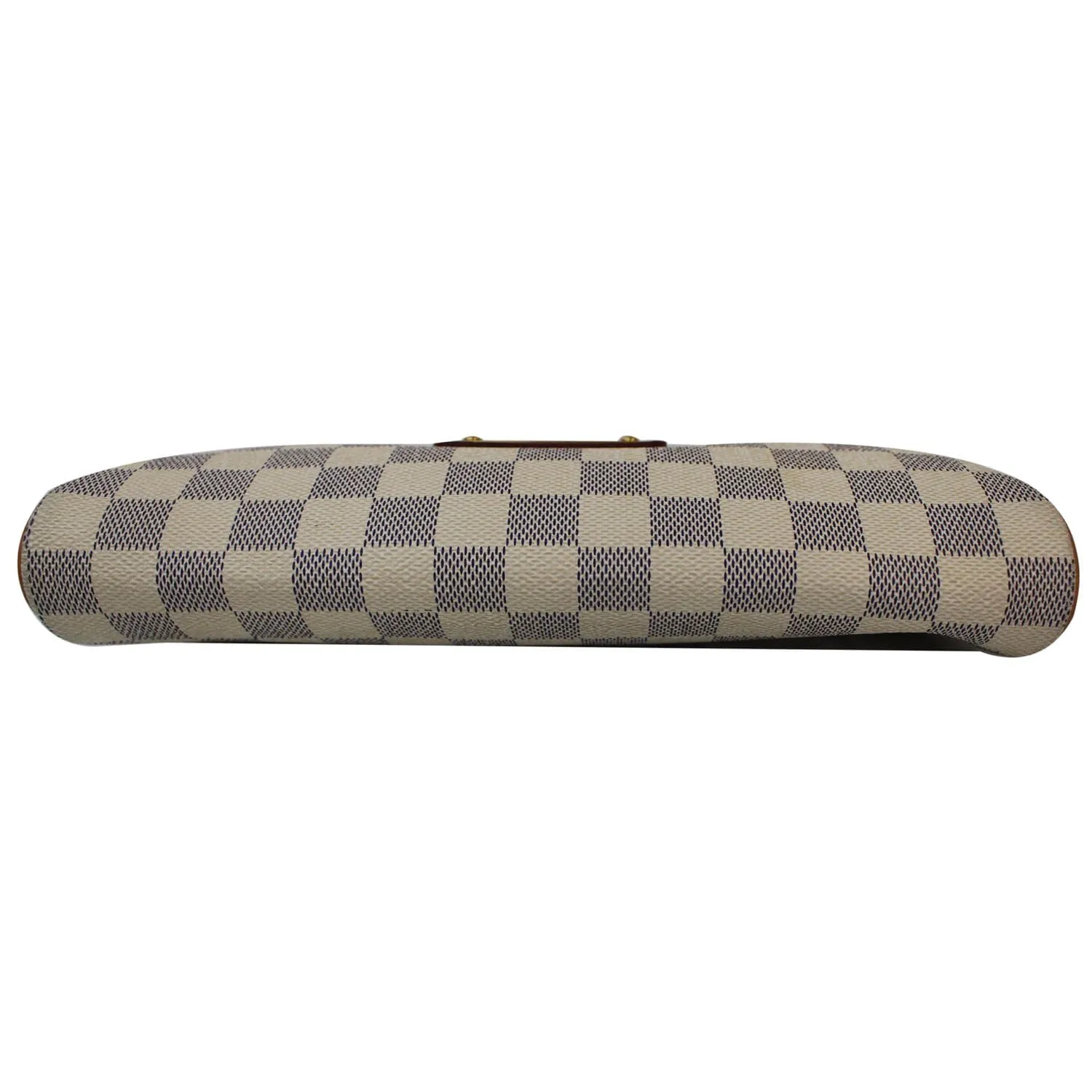 LOUIS VUITTON Pochette Eva Damier Azur Clutch Crossbody Bag White - 15% OFF