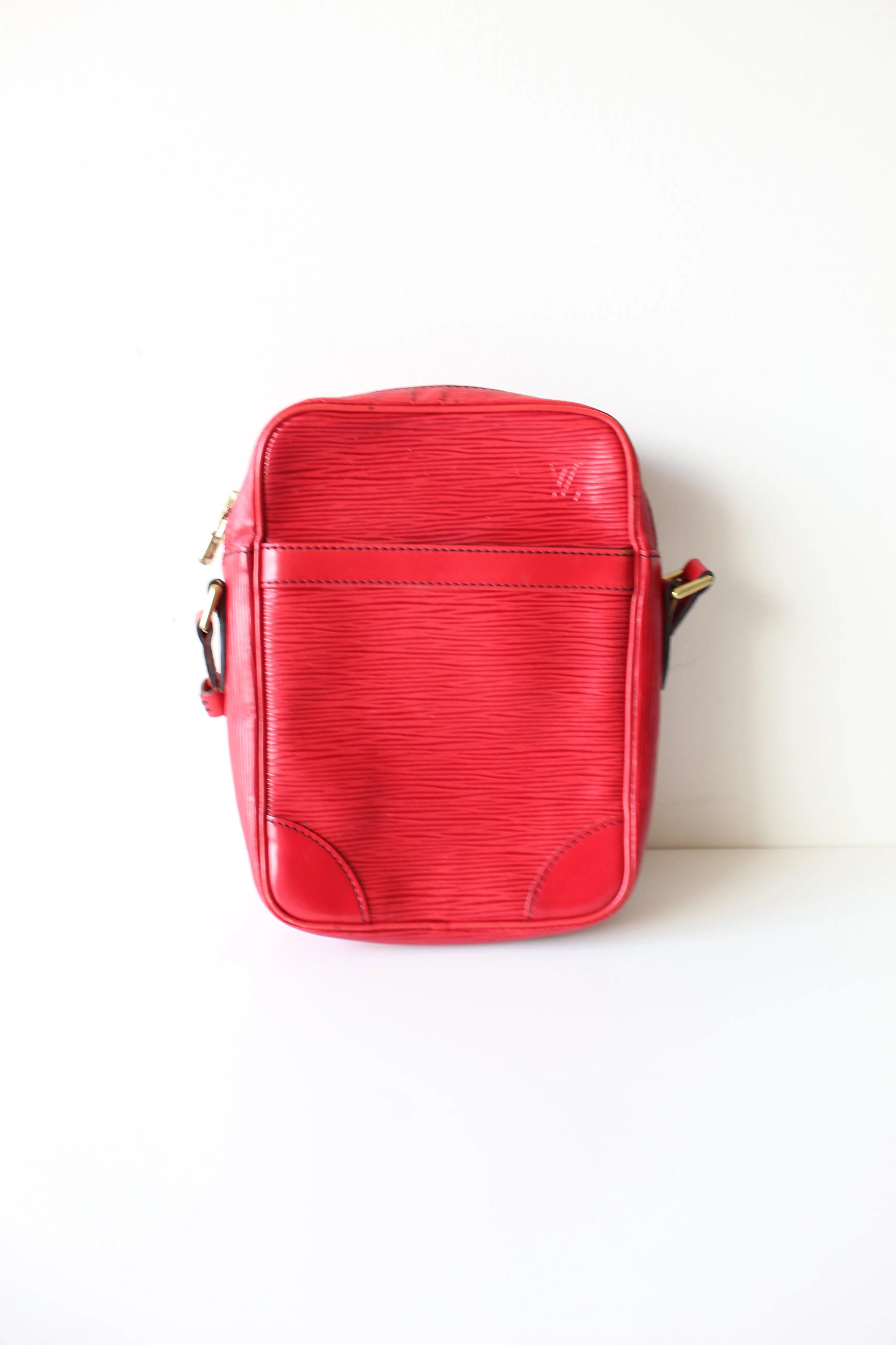 Louis Vuitton Red Epi Danube Cross body