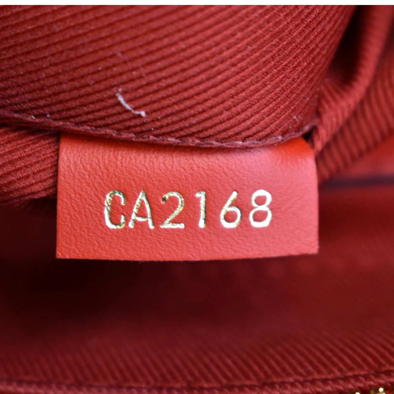 LOUIS VUITTON Saintonge Monogram Canvas Crossbody Bag Freesia