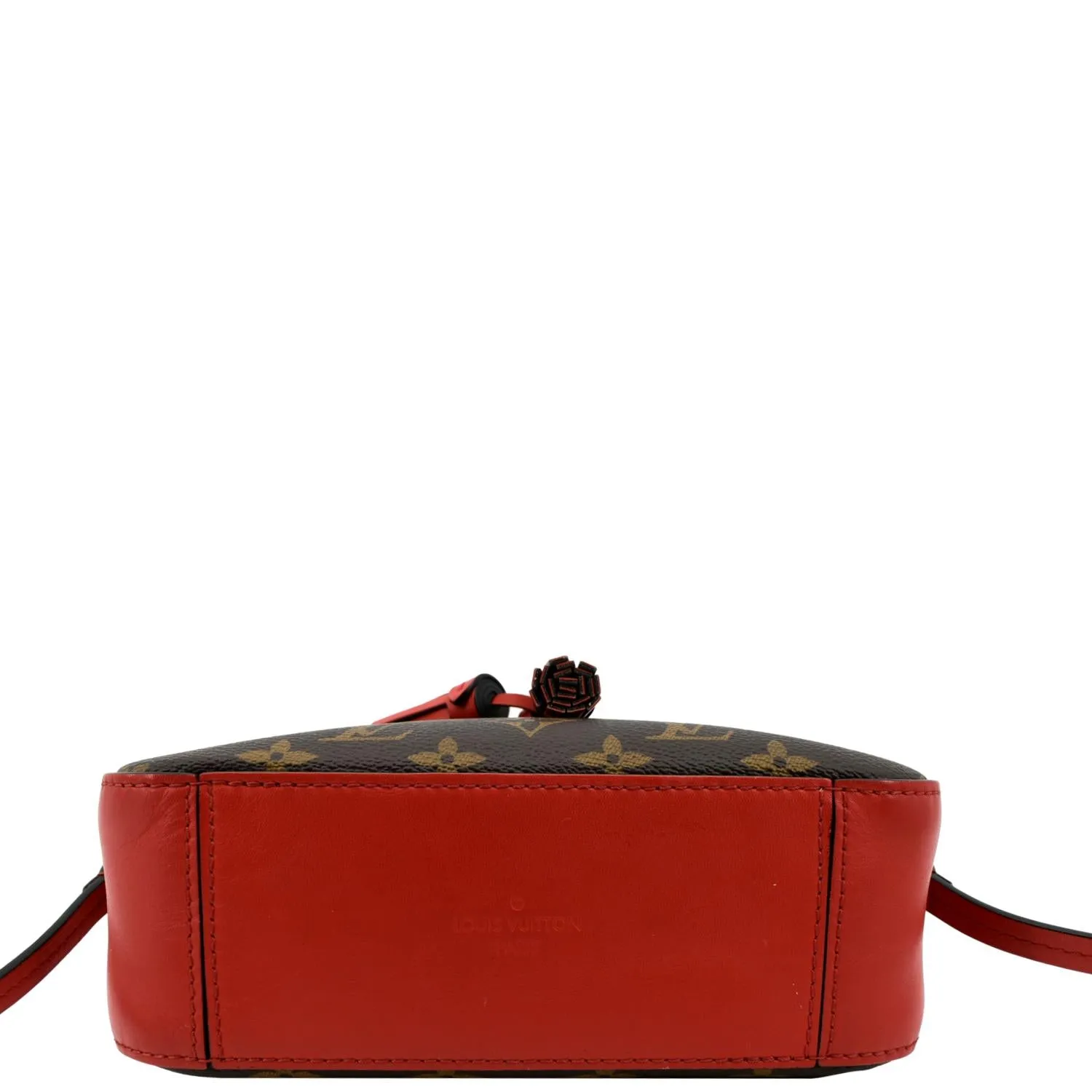 LOUIS VUITTON Saintonge Monogram Canvas Crossbody Bag Freesia
