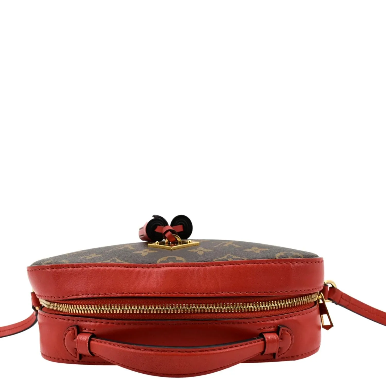 LOUIS VUITTON Saintonge Monogram Canvas Crossbody Bag Freesia