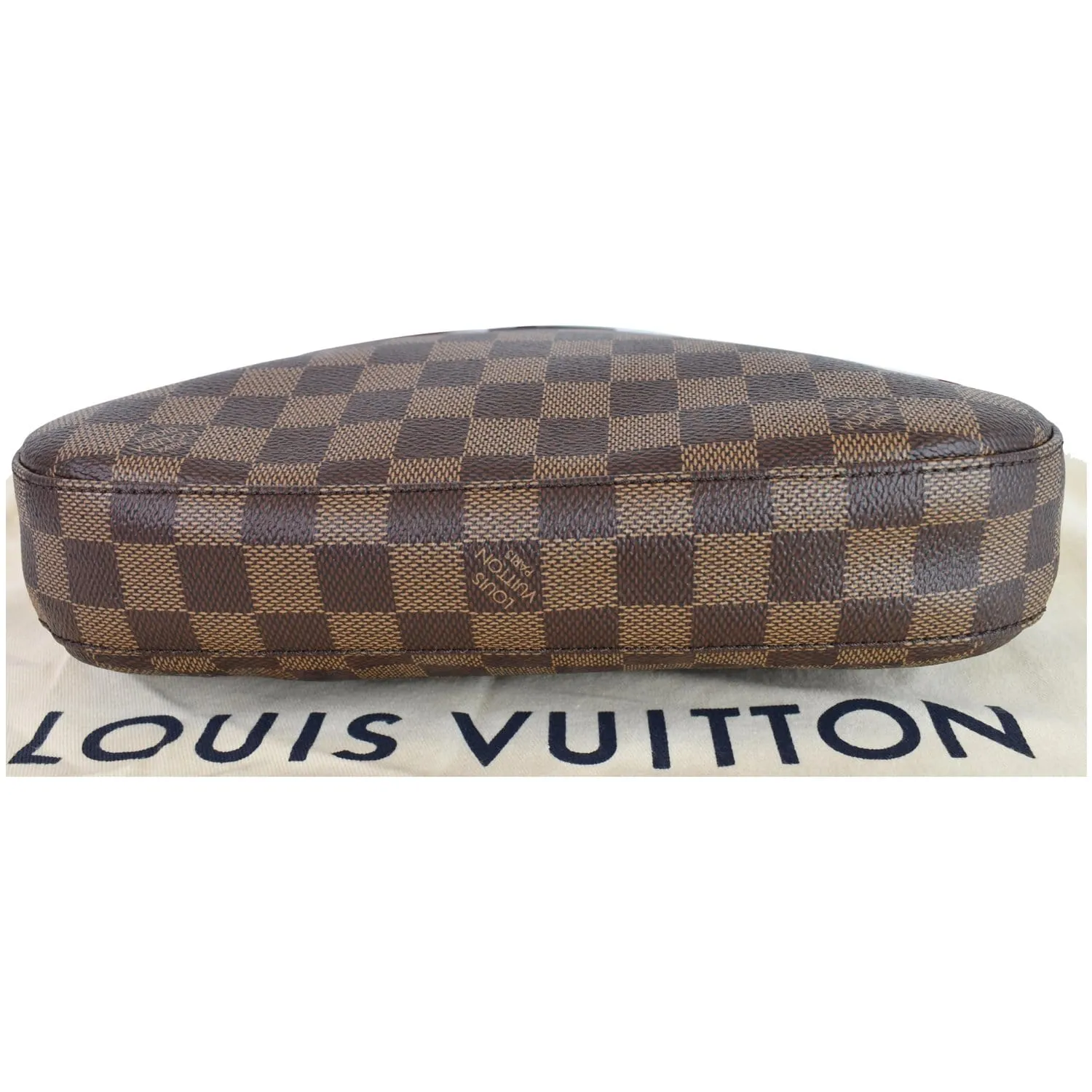 LOUIS VUITTON South Bank Besace Damier Ebene Crossbody Bag Brown