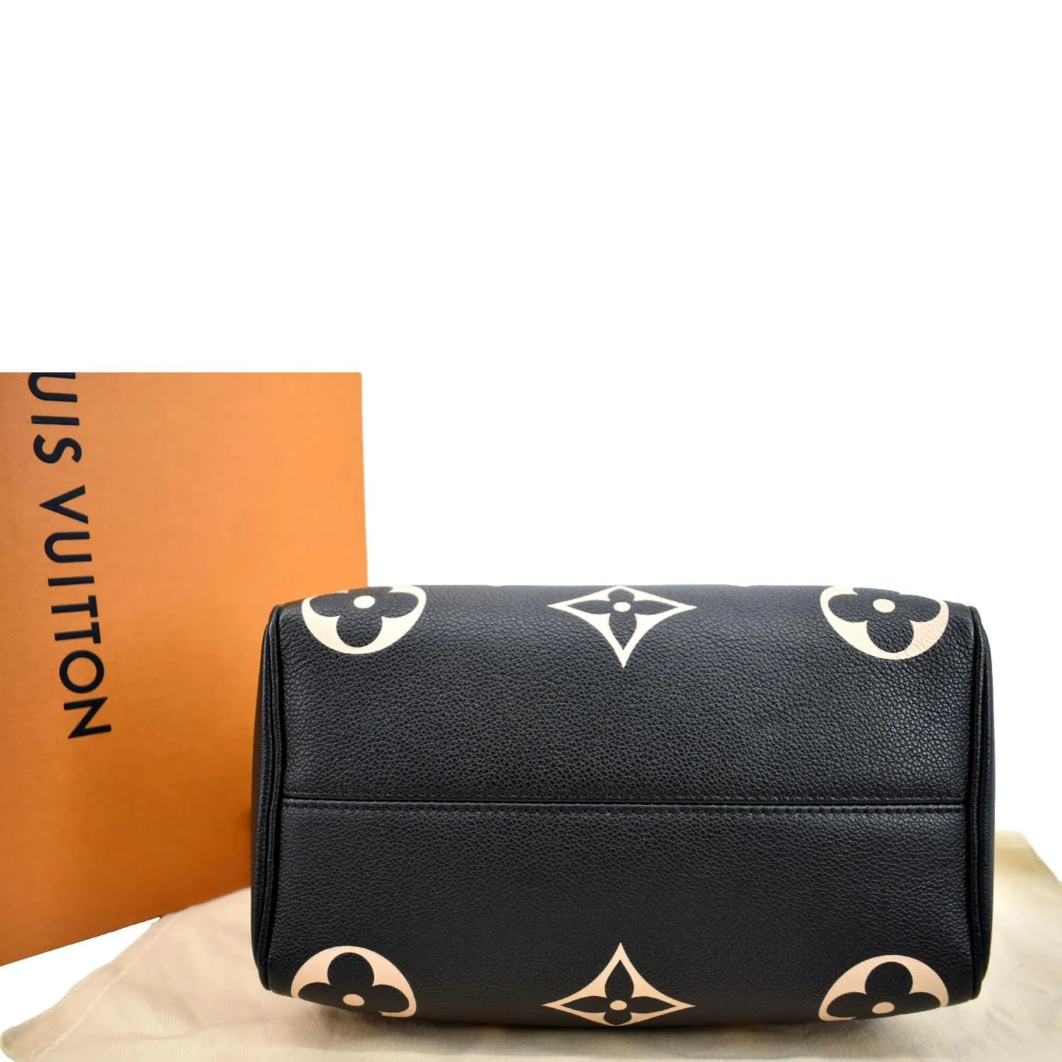 LOUIS VUITTON Speedy 25 Bandouliere Monogram Empreinte Crossbody Bag Bicolor