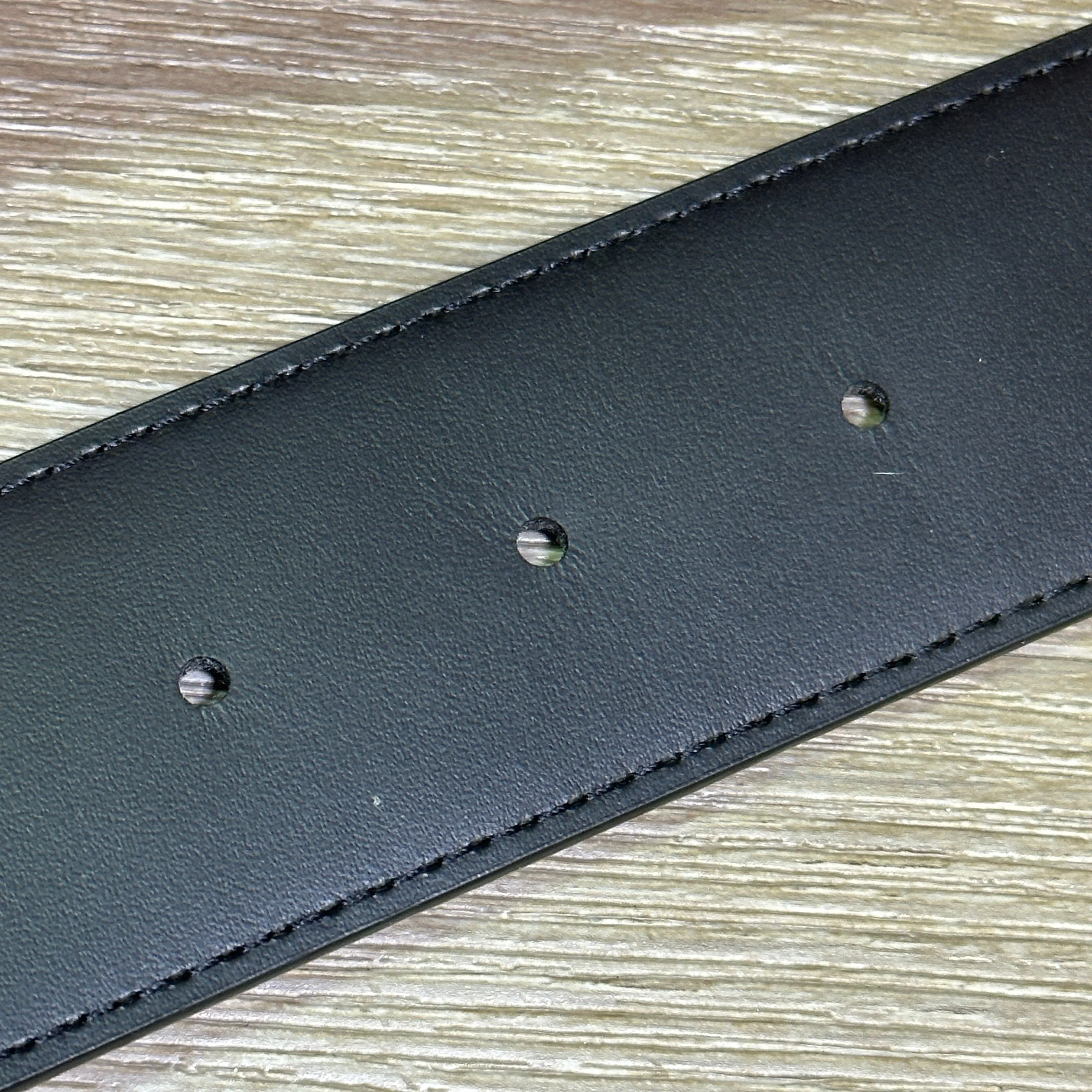 Louis Vuitton Spray Initials Monogram Eclipse Reversible Belt - Size 40