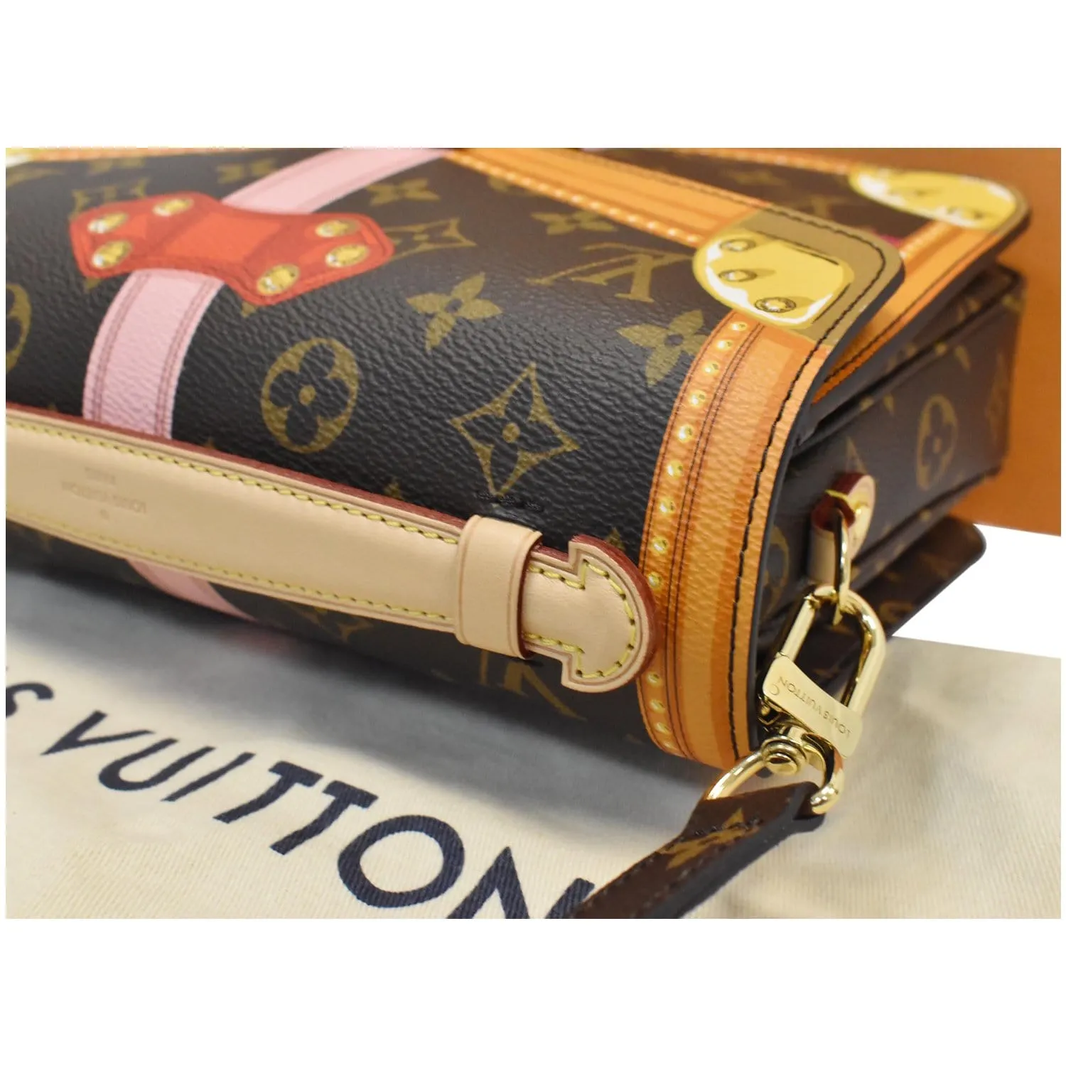 LOUIS VUITTON Summer Trunks Pochette Metis Monogram Crossbody Bag Brown - 25% OFF