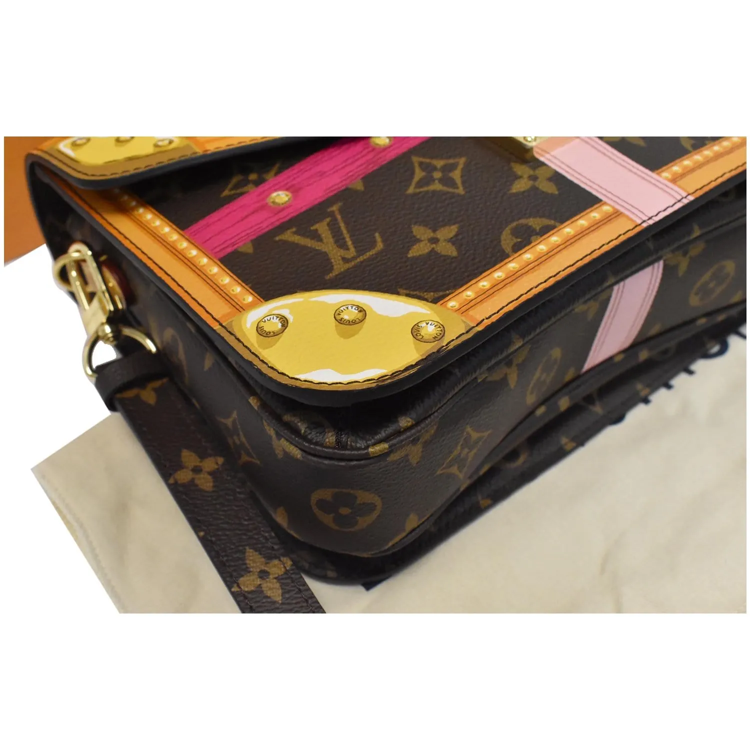 LOUIS VUITTON Summer Trunks Pochette Metis Monogram Crossbody Bag Brown - 25% OFF