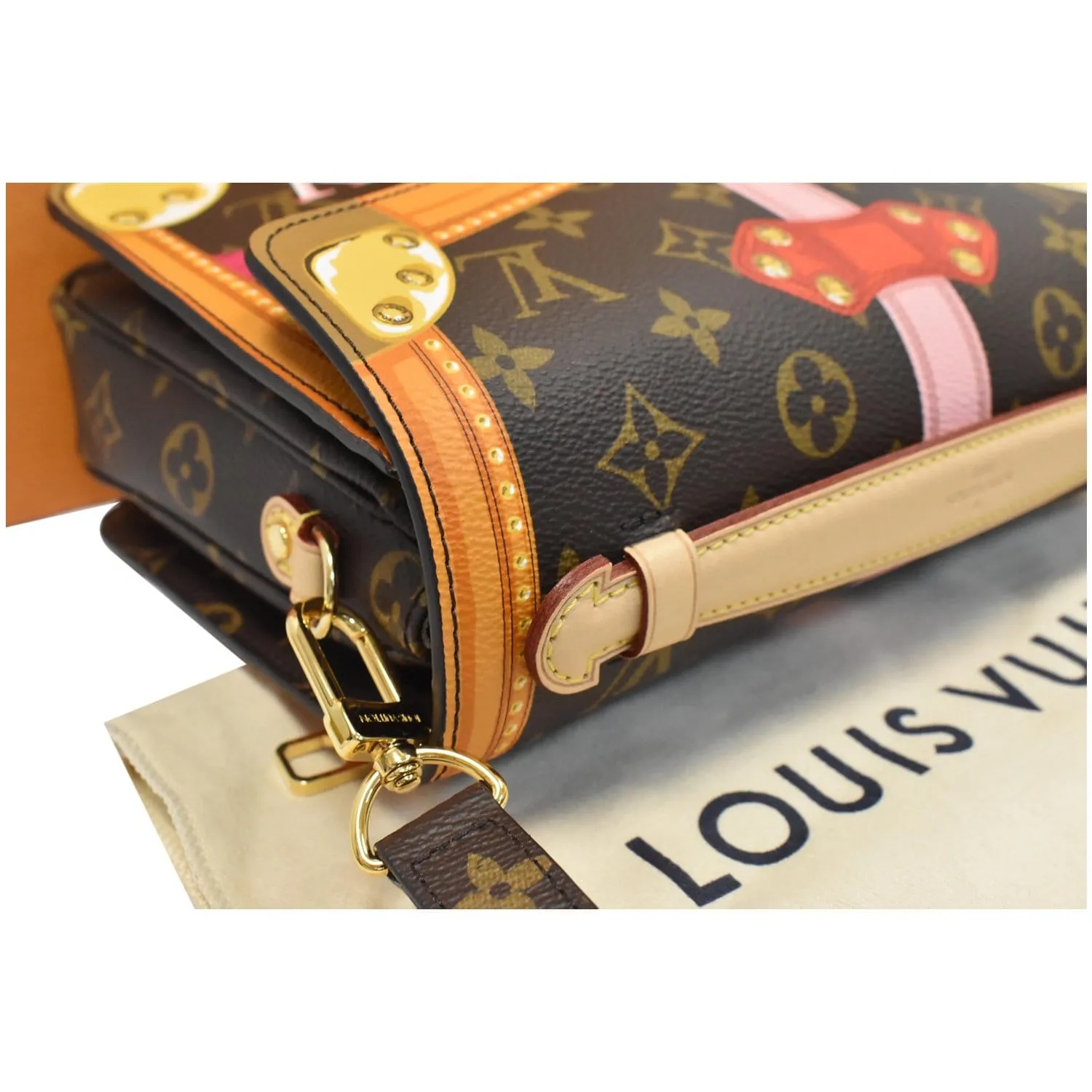 LOUIS VUITTON Summer Trunks Pochette Metis Monogram Crossbody Bag Brown - 25% OFF