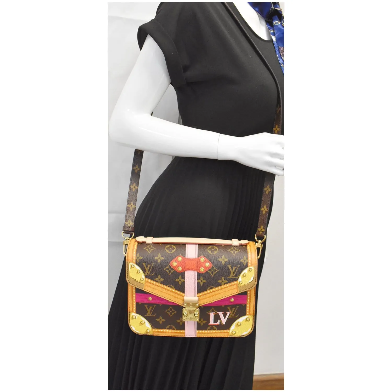 LOUIS VUITTON Summer Trunks Pochette Metis Monogram Crossbody Bag Brown - 25% OFF