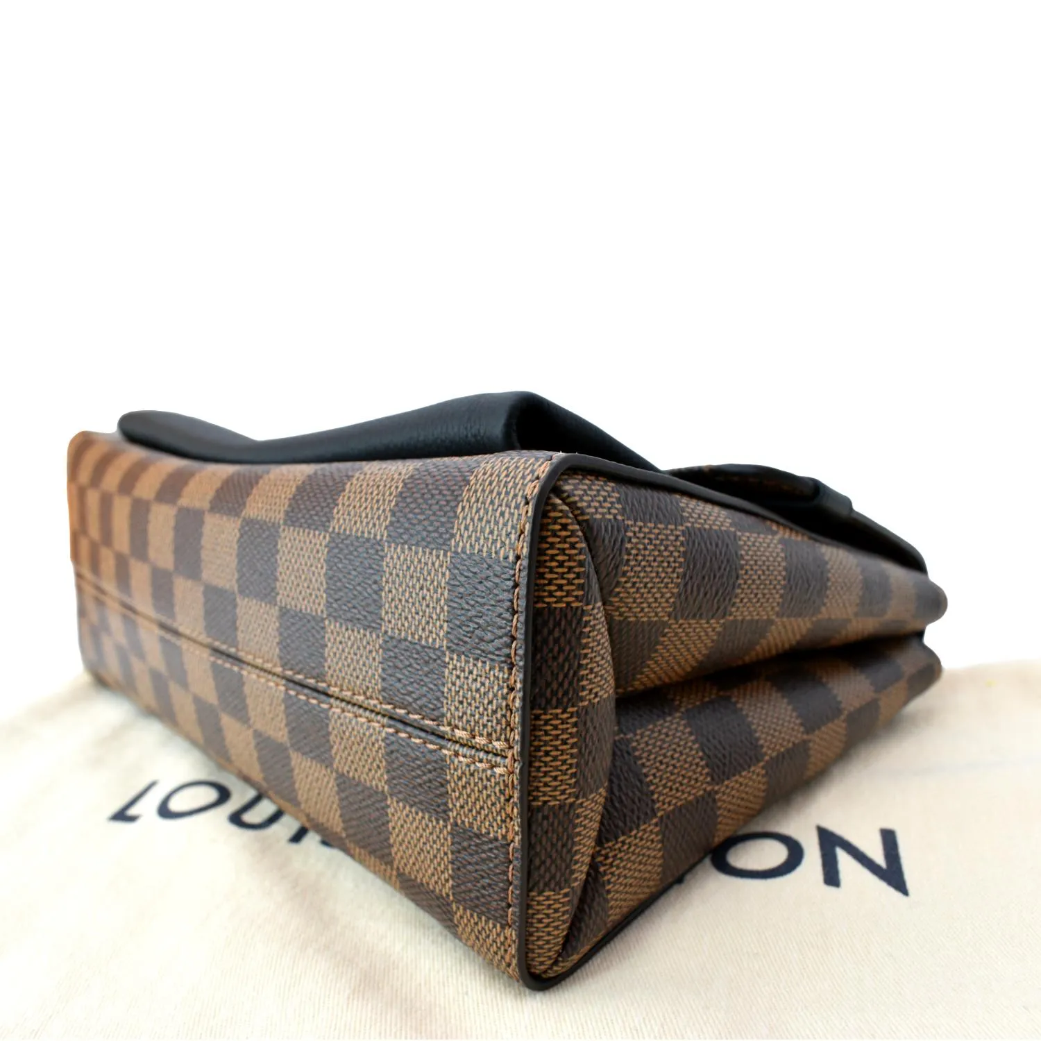 LOUIS VUITTON Vavin PM Damier Ebene Shoulder Bag Brown