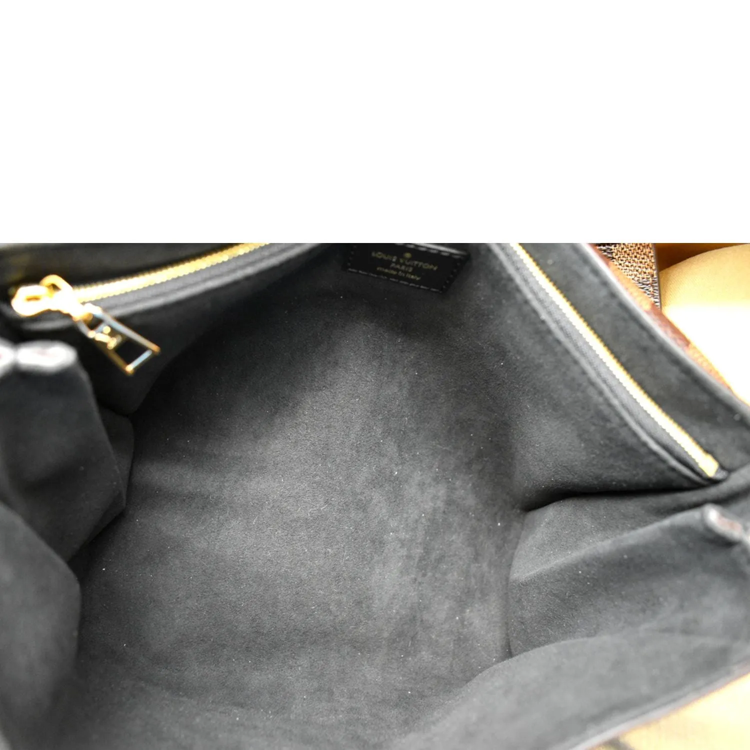 LOUIS VUITTON Vavin PM Damier Ebene Shoulder Bag Brown
