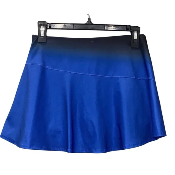 Lucky in Love Women's Neon Lights Skirt blue tennis skort run sz XL