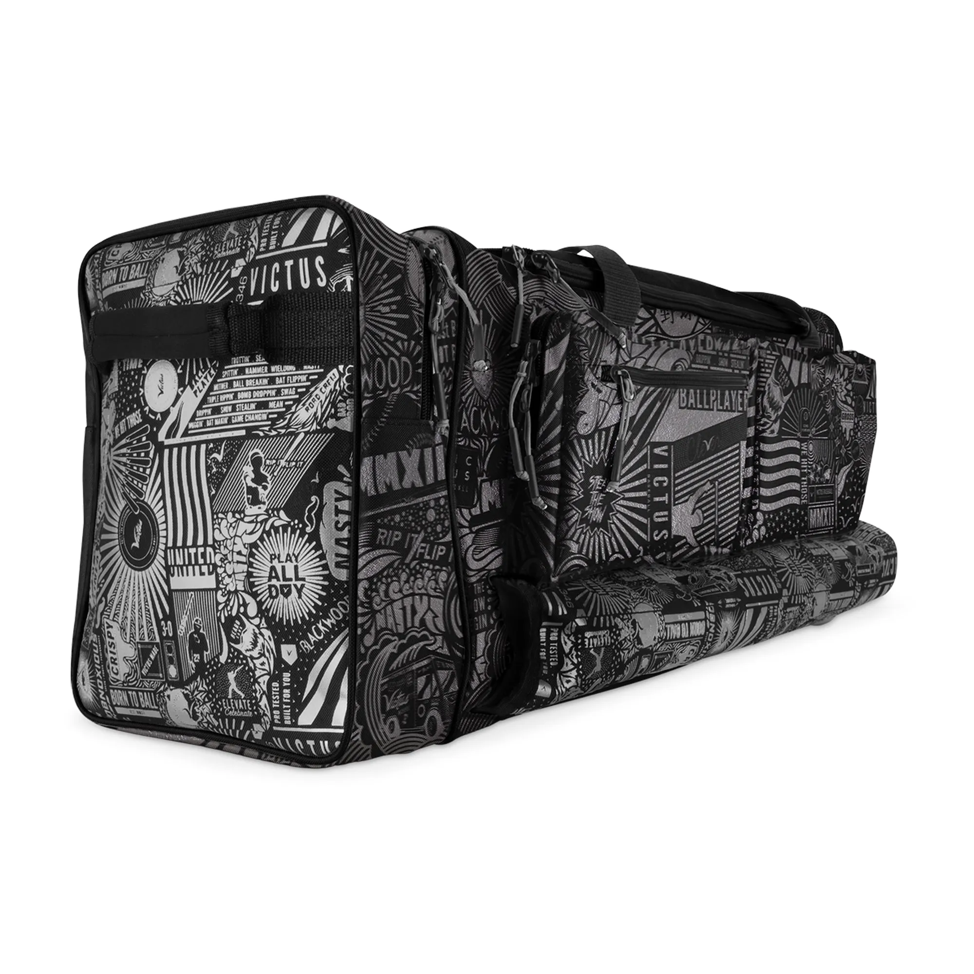 Maleta Beisbol Softbol Victus Box Duffel Negro ADULTO
