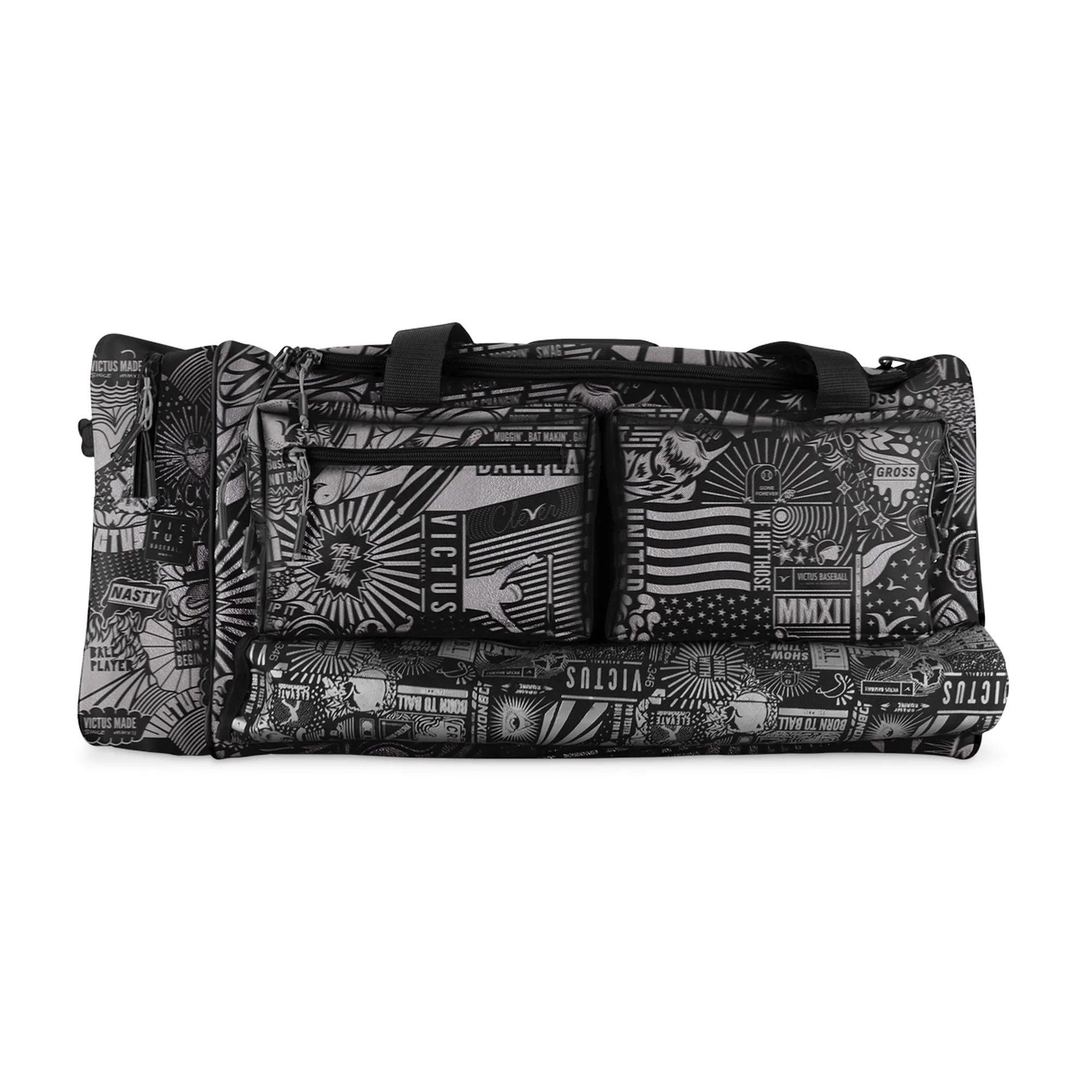 Maleta Beisbol Softbol Victus Box Duffel Negro ADULTO
