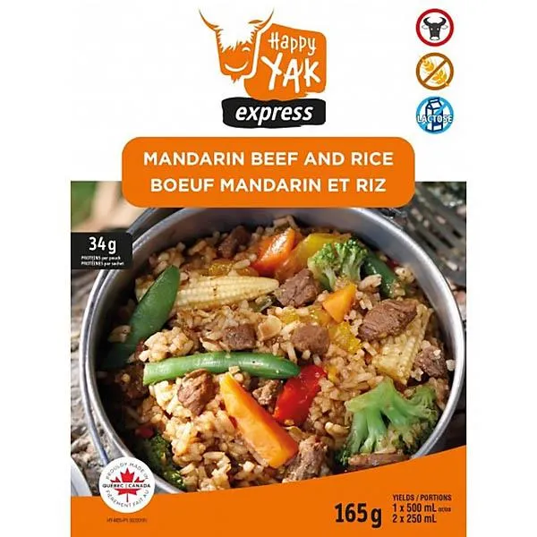 Mandarin Beef and Rice (Gluten Free, Lactose Free)