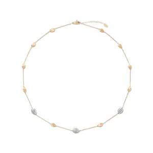 Marco Bicego 18K Yellow Gold & Diamond Bean Necklace