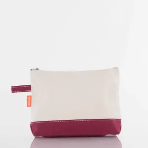 Maroon Makeup Bag