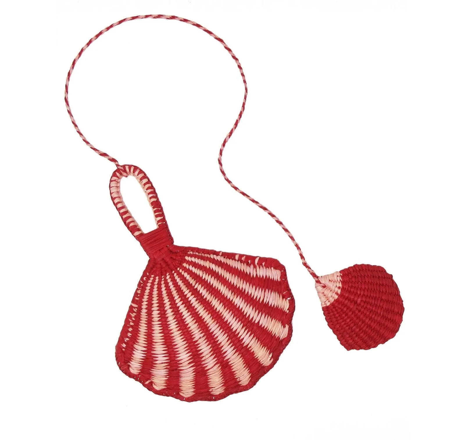 Maxi and Mini Straw Seashells Charm
