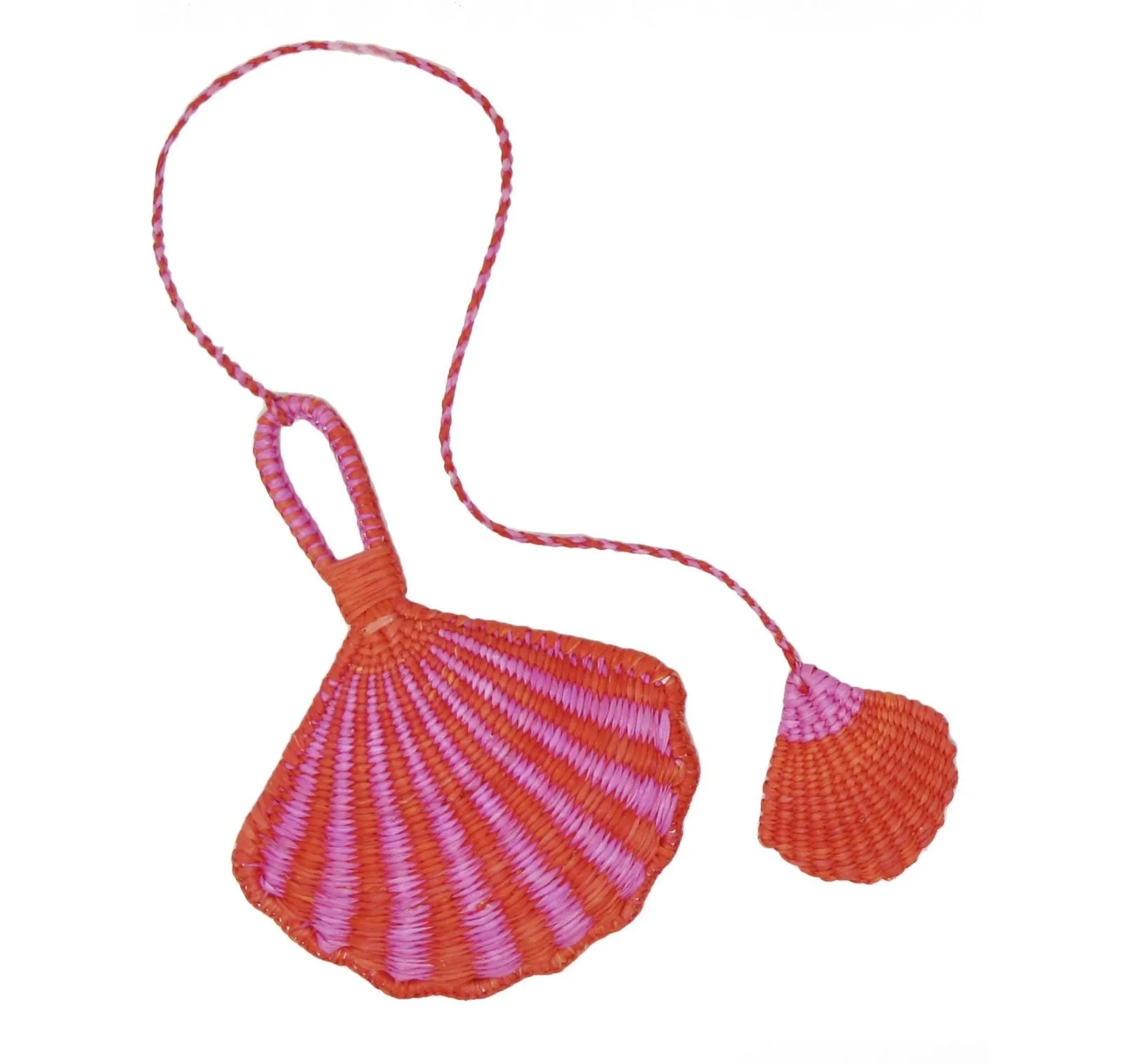 Maxi and Mini Straw Seashells Charm
